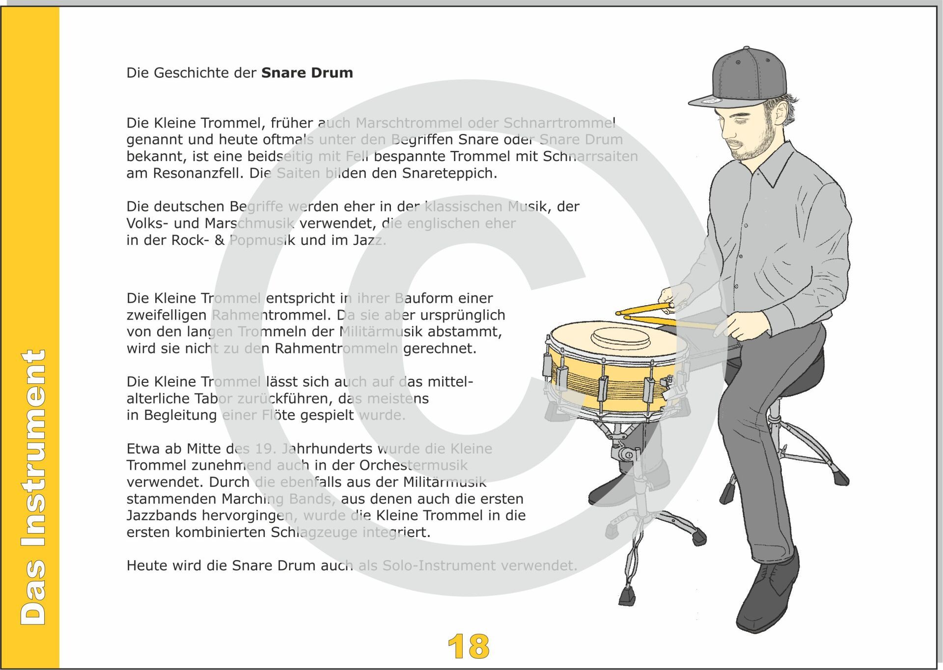 Snare lernen | Noten mit Bildsymbolen, Sprechsilben und Zählen | Rhythmusklasse für die Grundschule | Trommeln mit Kinder