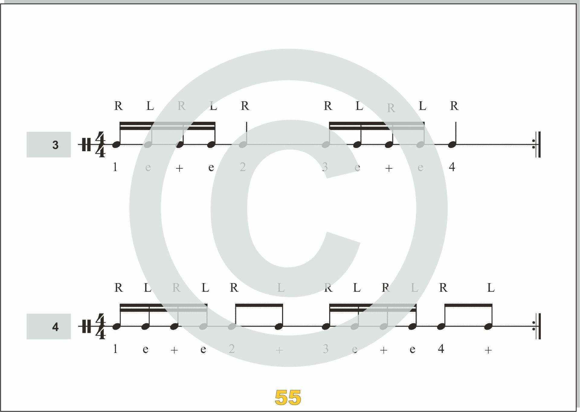Übungen mit Sechzehntelnoten auf der Snare | Übungsheft für Einsteiger
