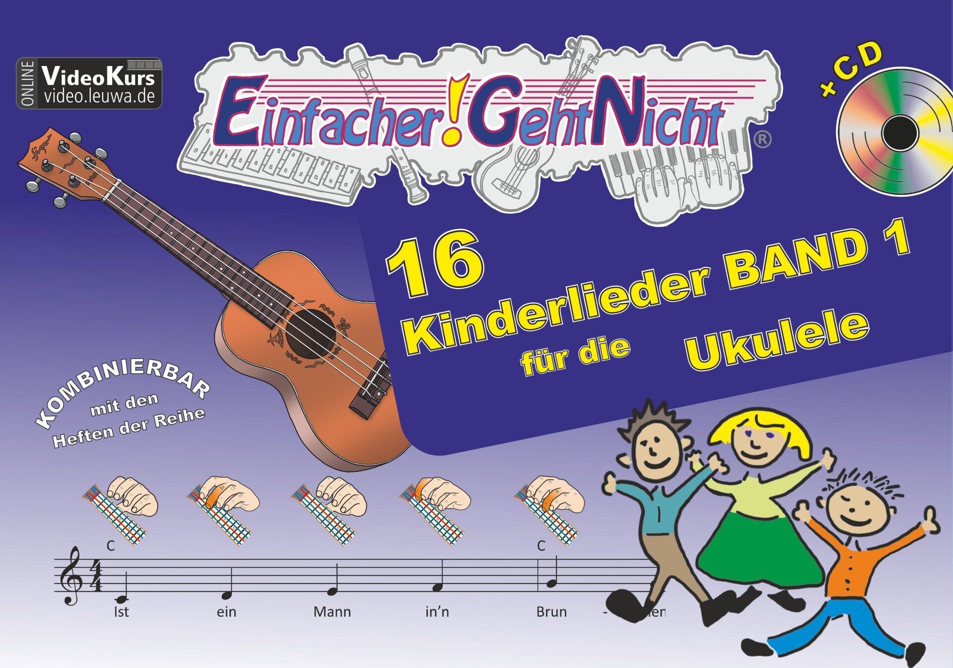 Einfache Kinderlieder für Ukulele