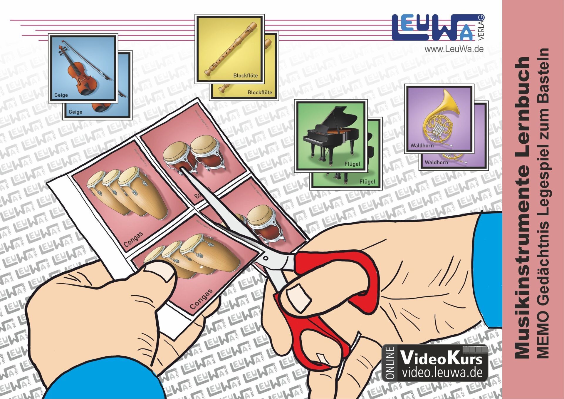 Memo Legespiel Musikinstrumente Memo Legespiel