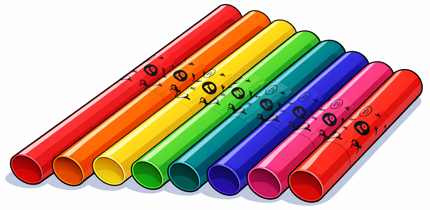 Boomwhacker Set mit einer Oktave Boomwhacker Set mit einer Oktave