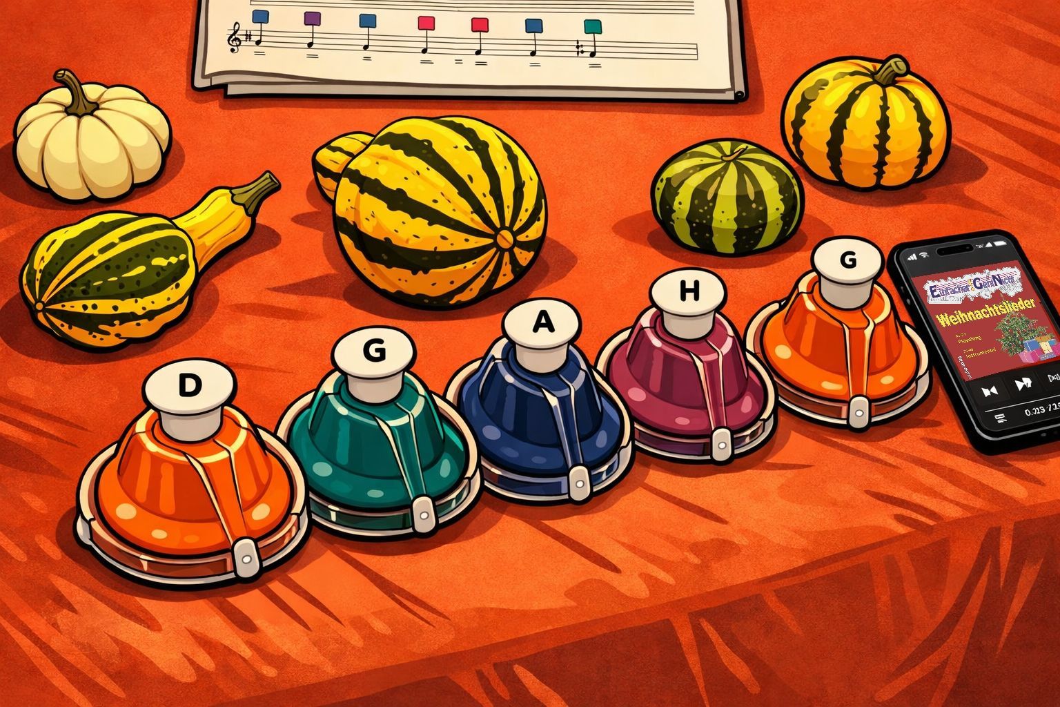 Deskbells und Handgocken