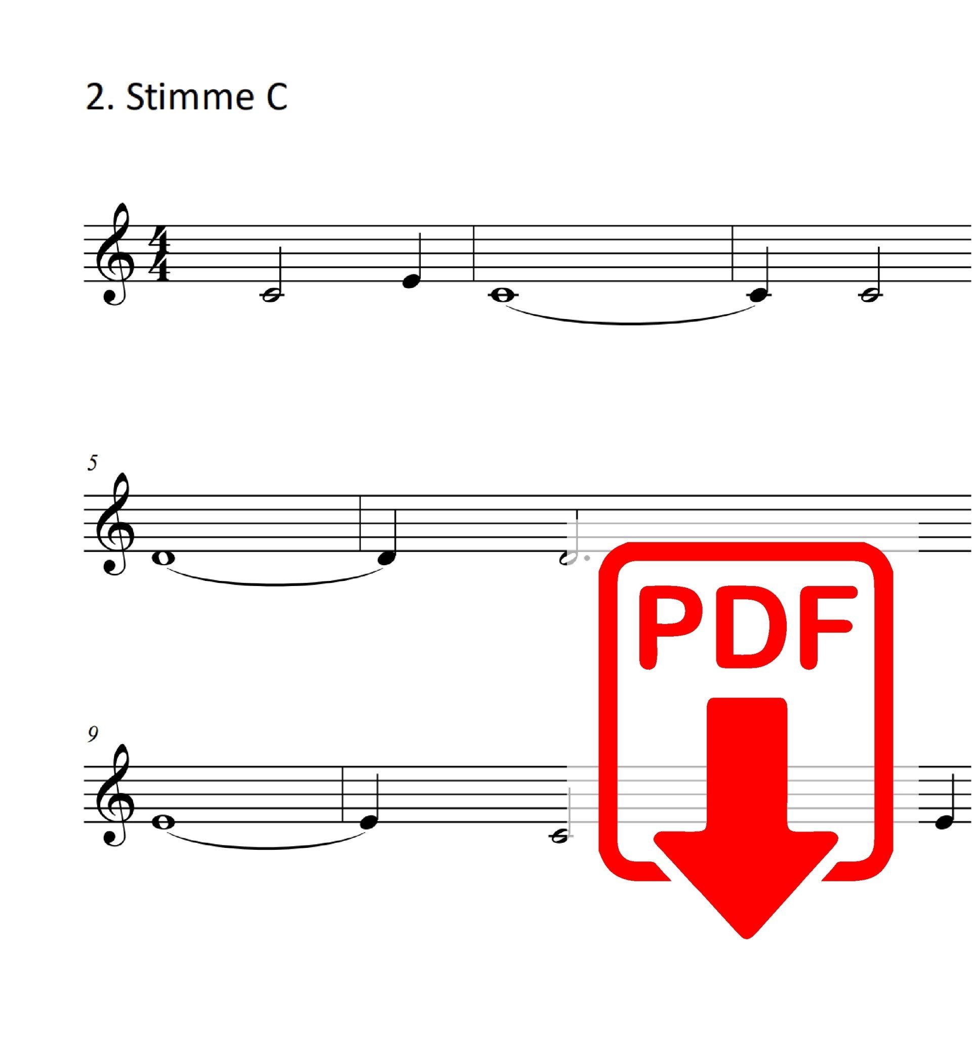 kostenloser Download Zweitstimme: Alle meine Entchen