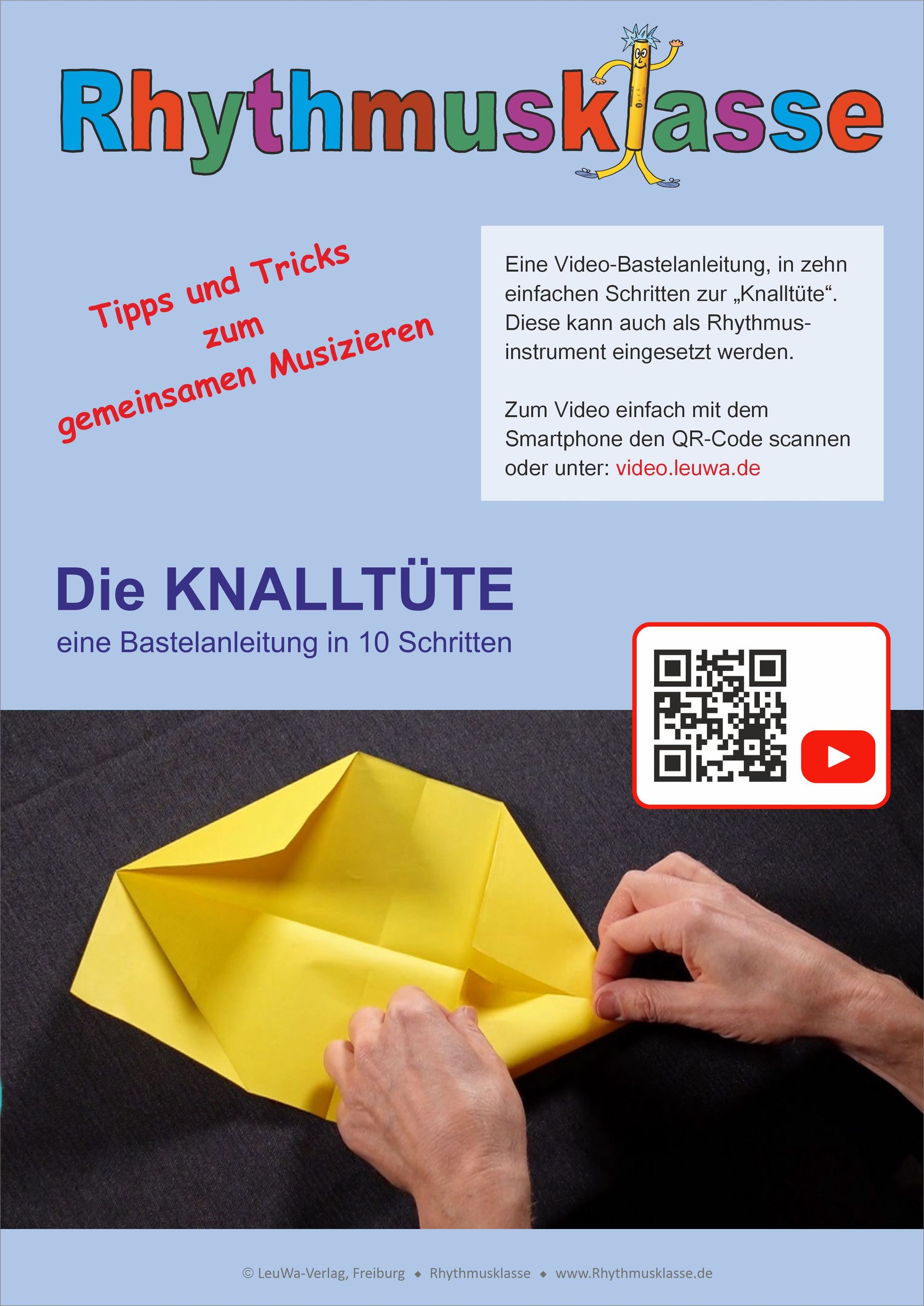 Knalltüte basteln in der Kita und Kindergarten