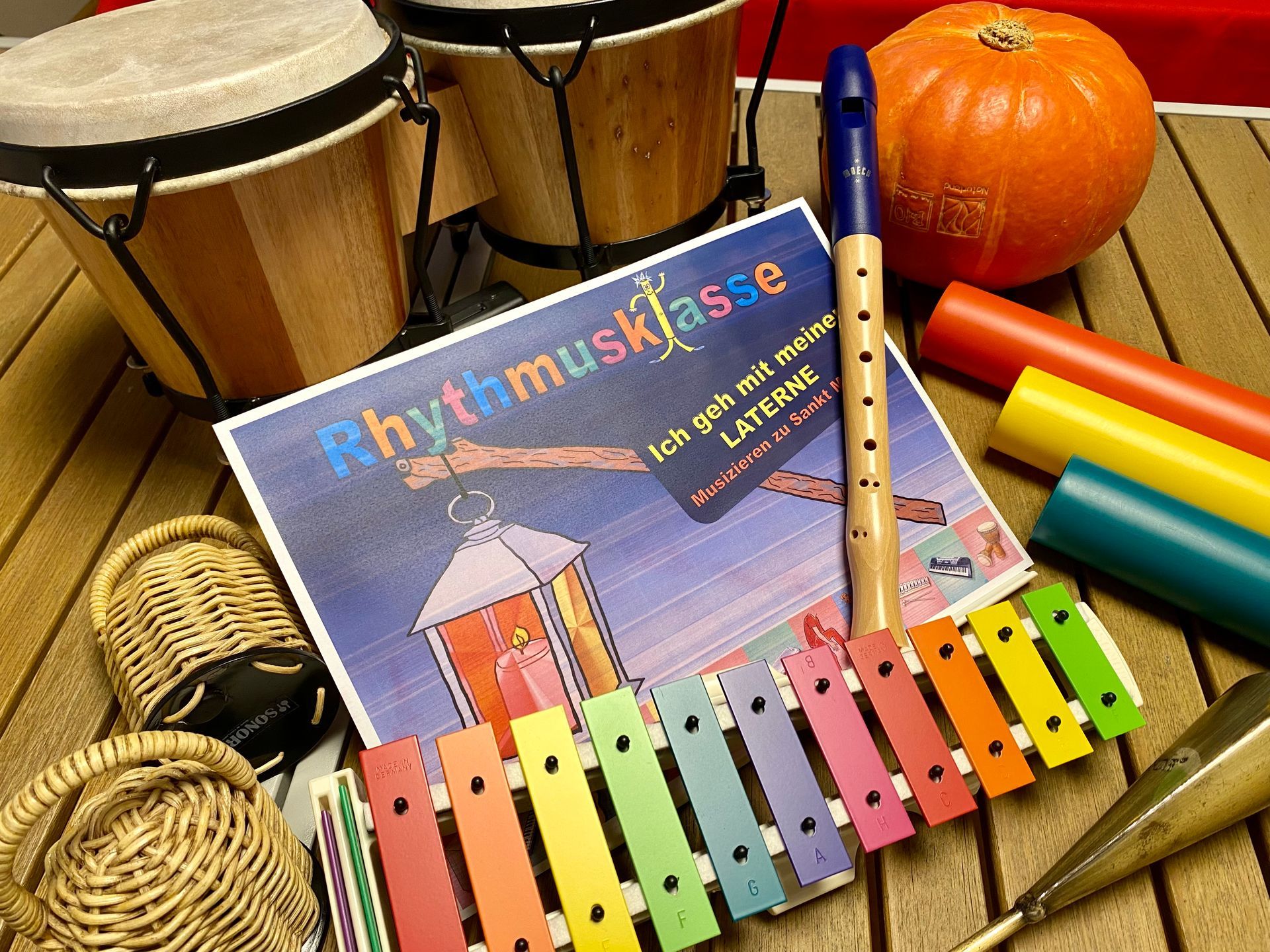 Laternenlied Arbeitsmaterial zum Musizieren in der Kita und Grundschule | Play-Along | Noten