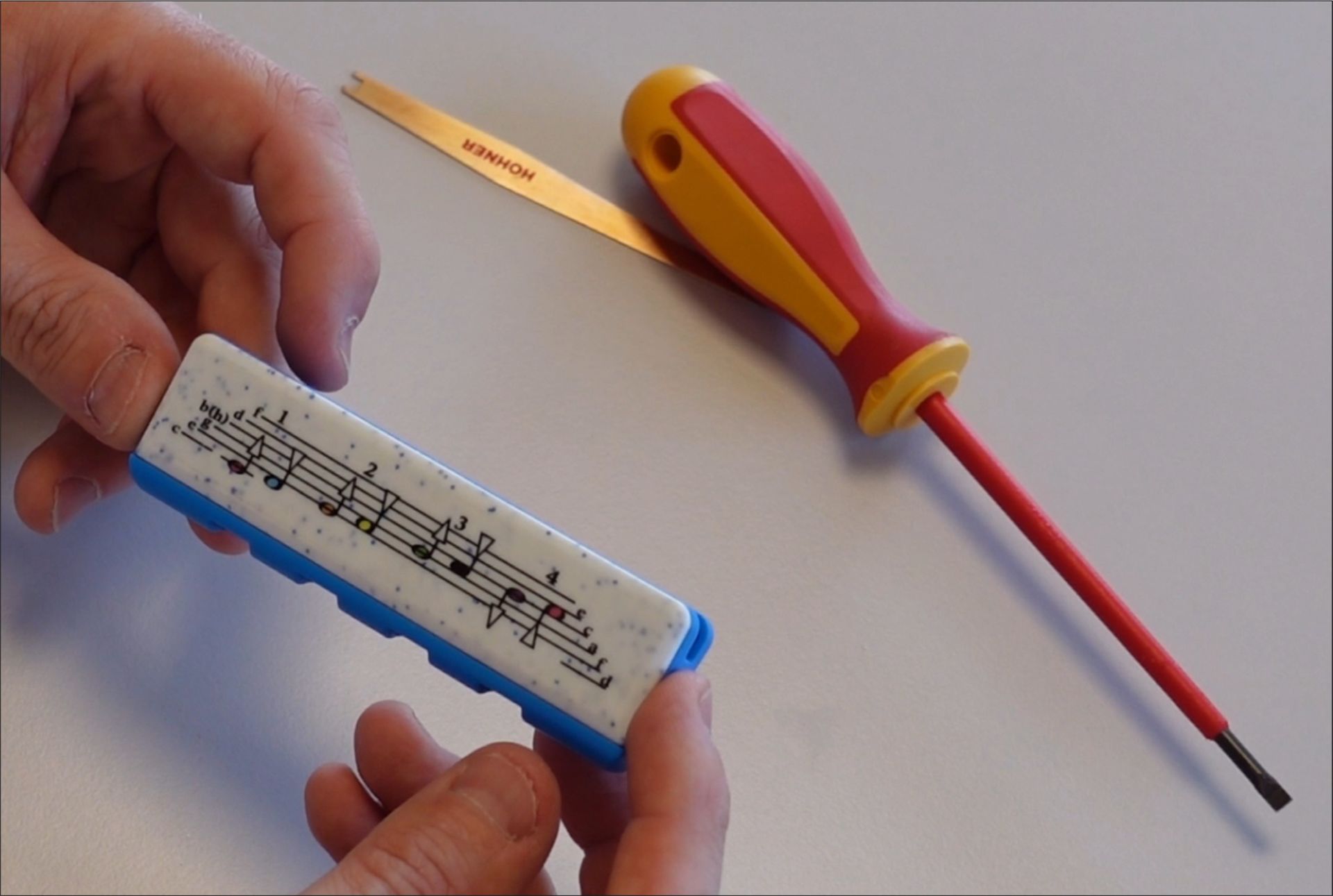 Mundharmonika Speedy von Hohner reparieren