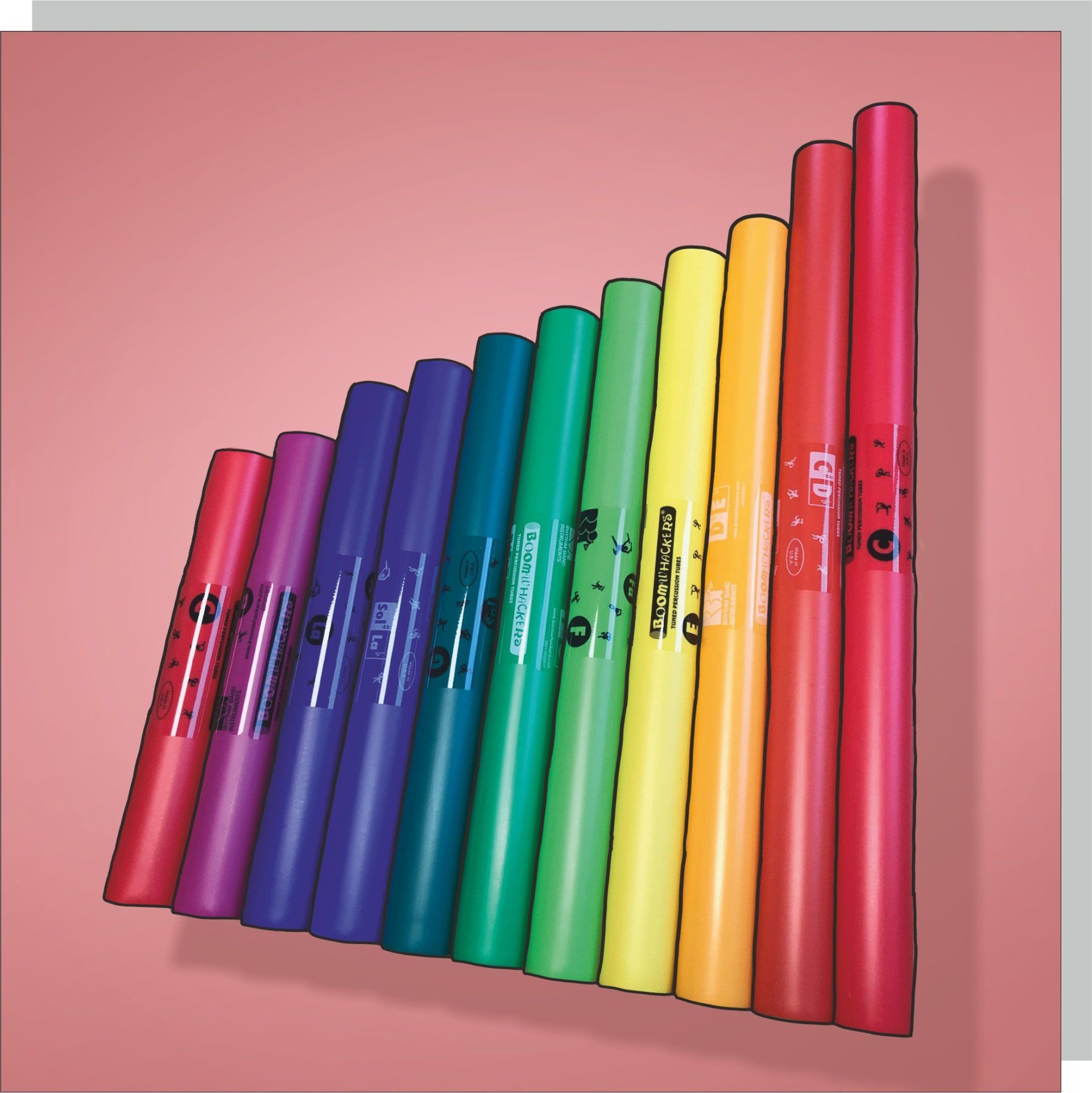 Boomwhackers Boomwhackers lernen, Noten und Materialien