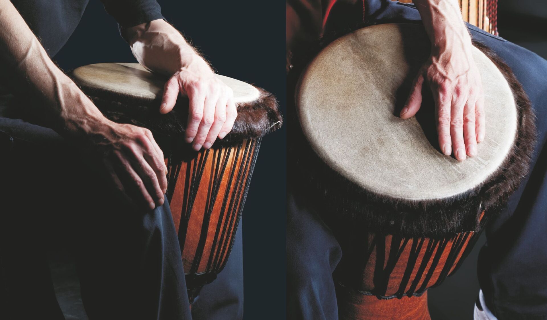 Djembé mit Spieler | Cover zur großen Schule