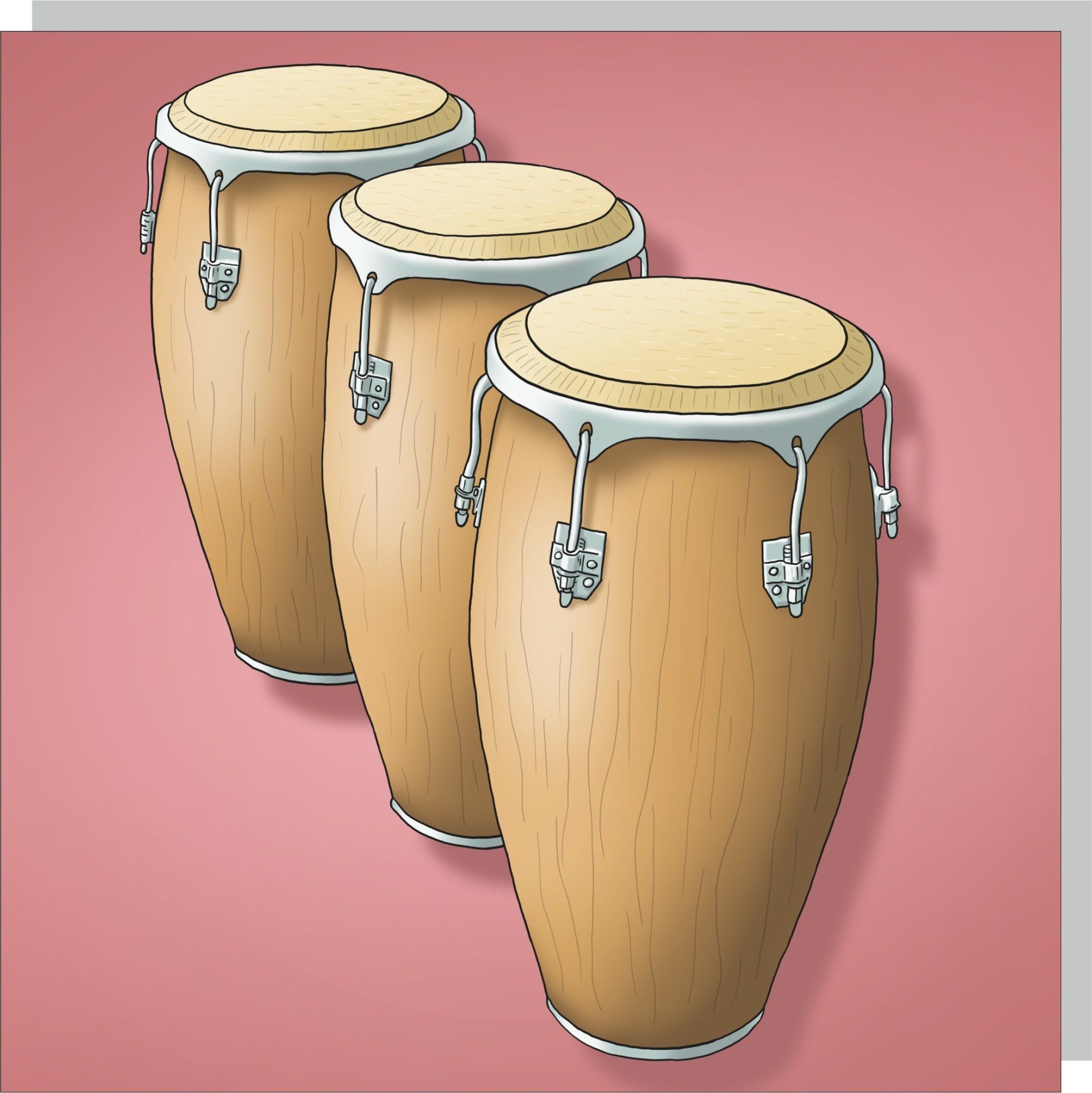 Conga Conga lernen, Noten und Materialien