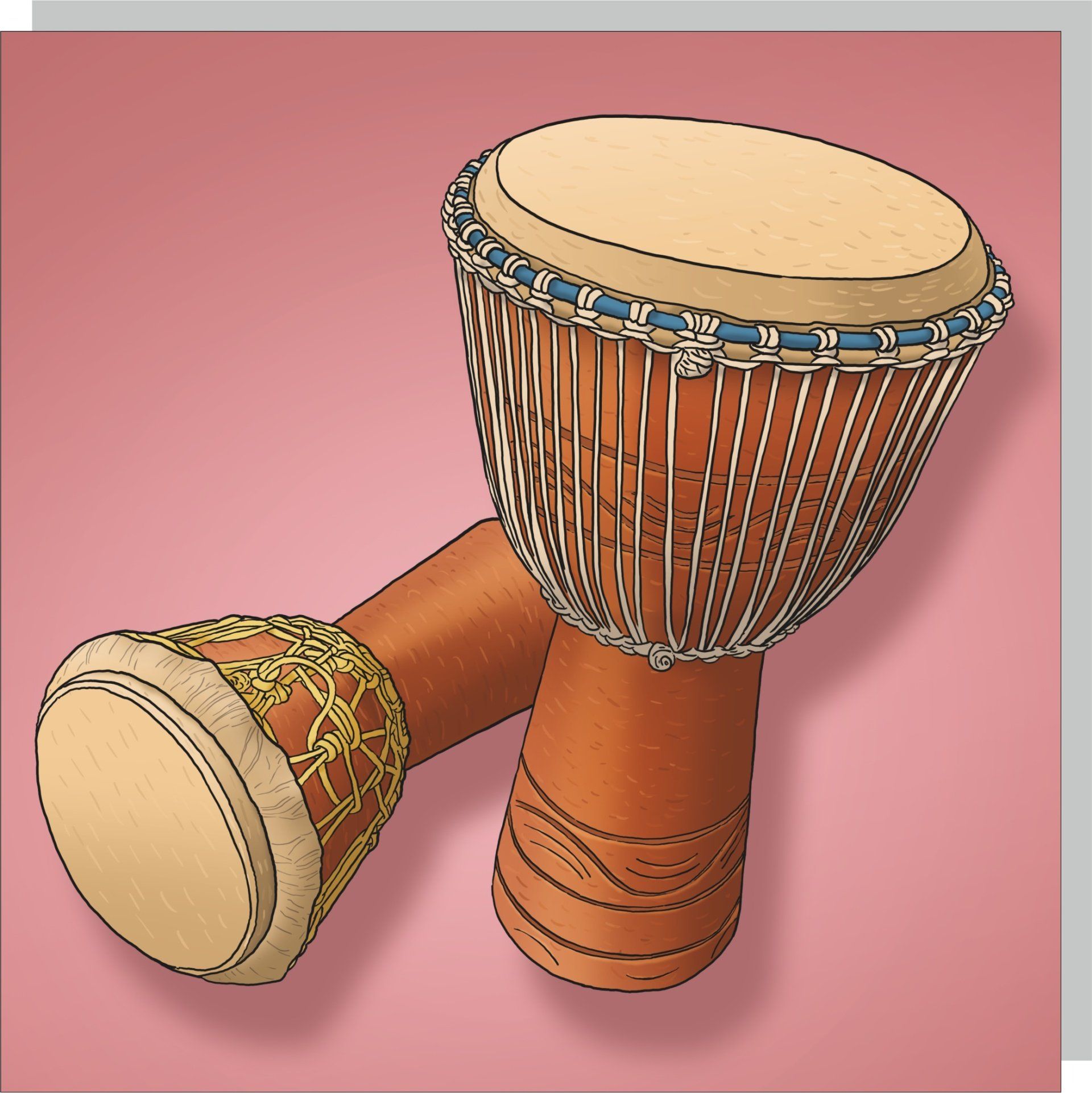 Djembé Musikinstrument