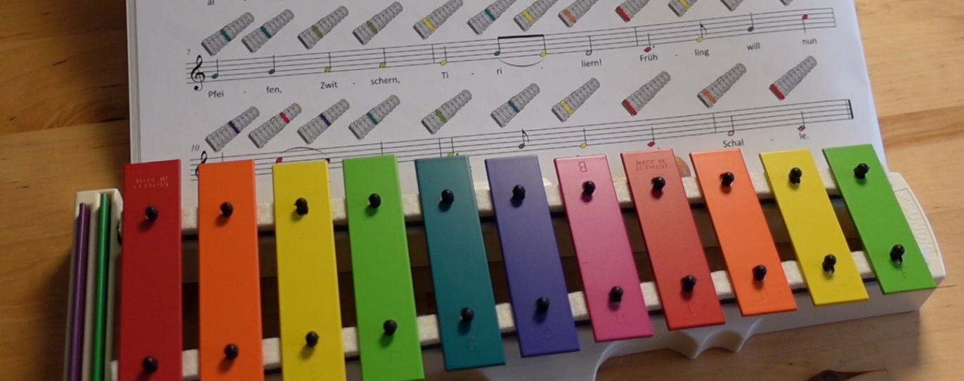 BWG Boomwhackers Glockenspiel Glockenspiel in der Schule | einfache Noten | Alle Vögel sind schon da