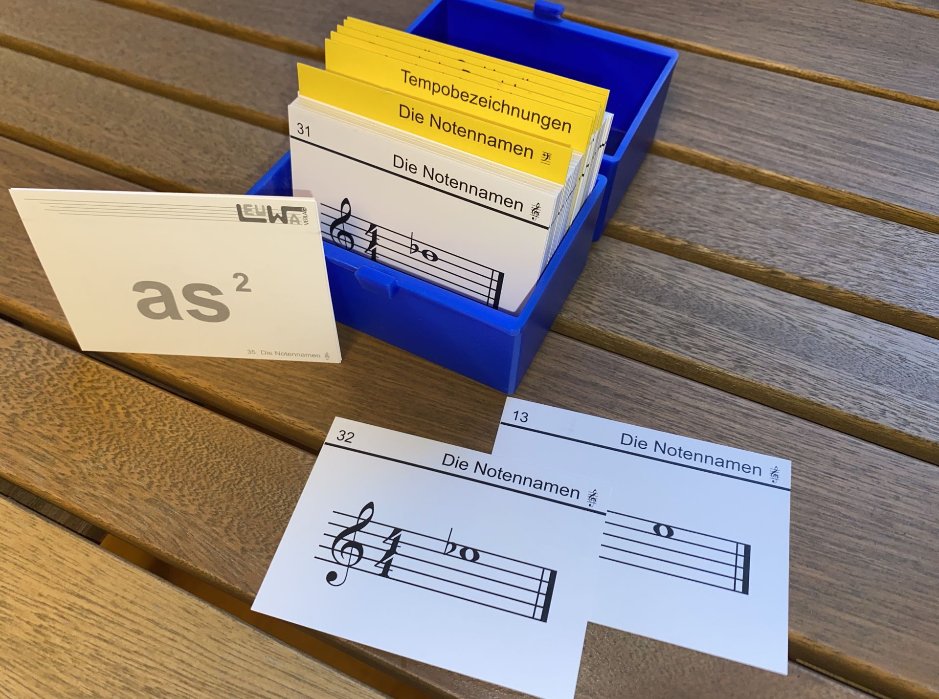 Endlich Noten lernen | Grundlagen der Musiktheorie auf Karteikarten | Im Musikunterricht in der Schule