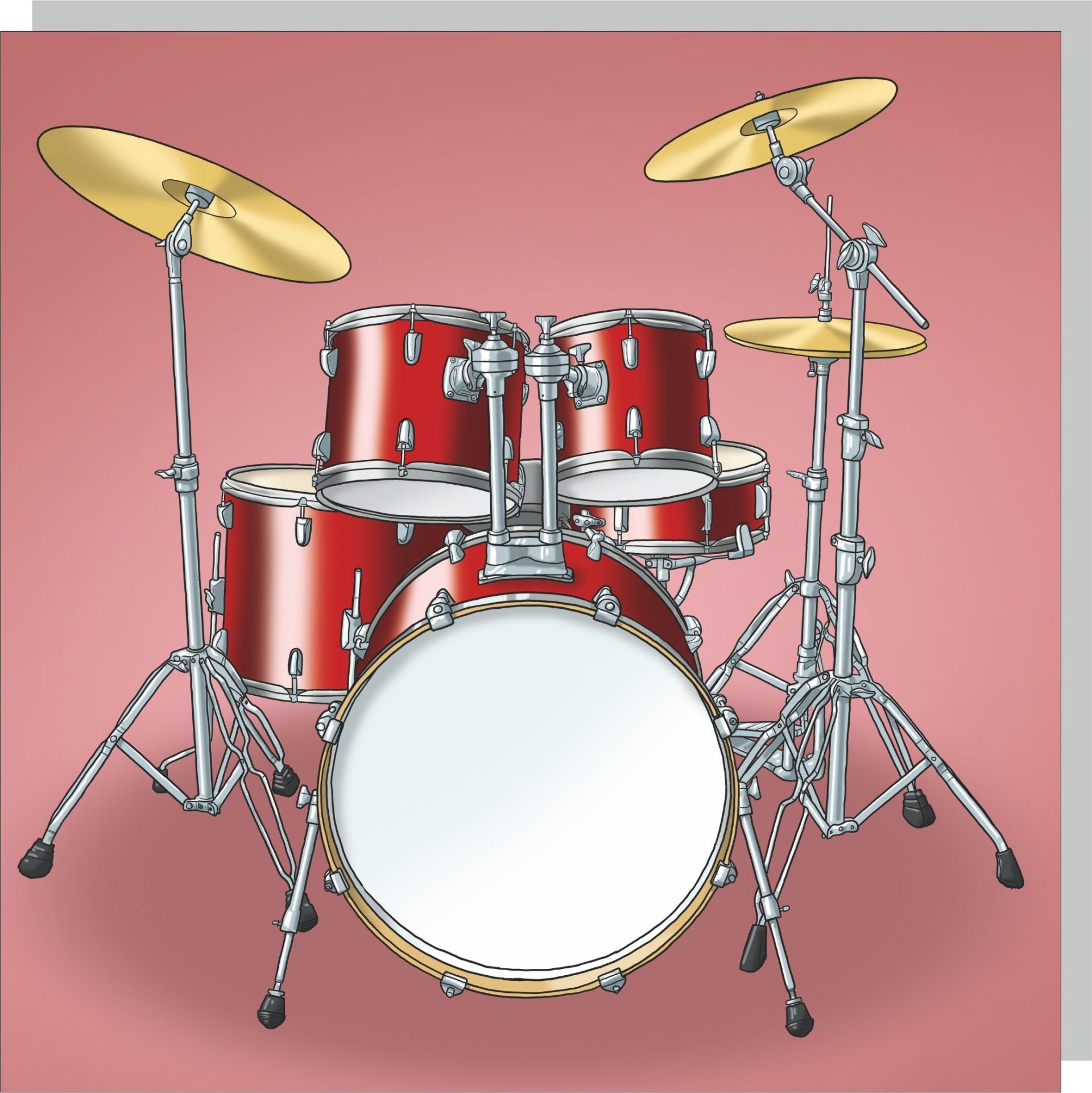 Schlagzeug lernen, Noten und Materialien