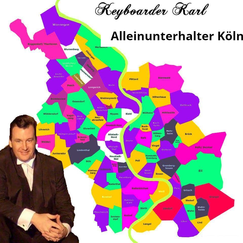 Alleinunterhalter Köln - Musiker und Entertainer mit phantastischen Referenzen
