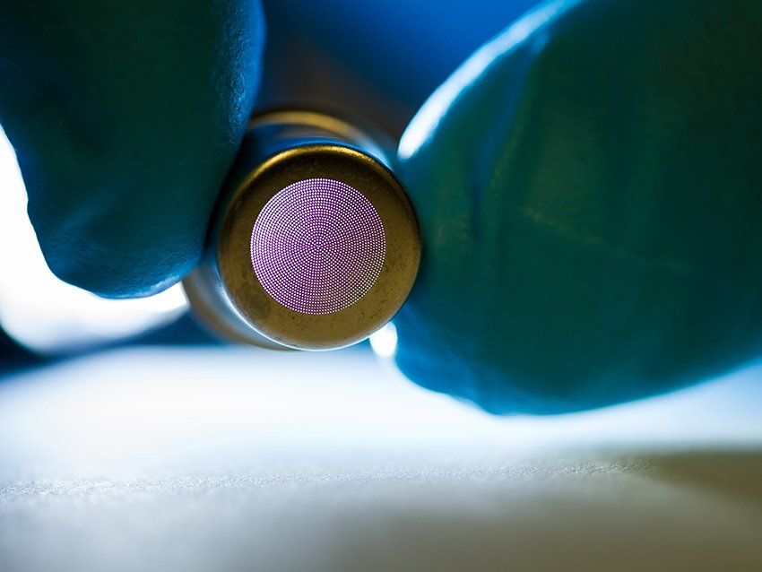 Laser drilled spinneret with 2000 micro holes