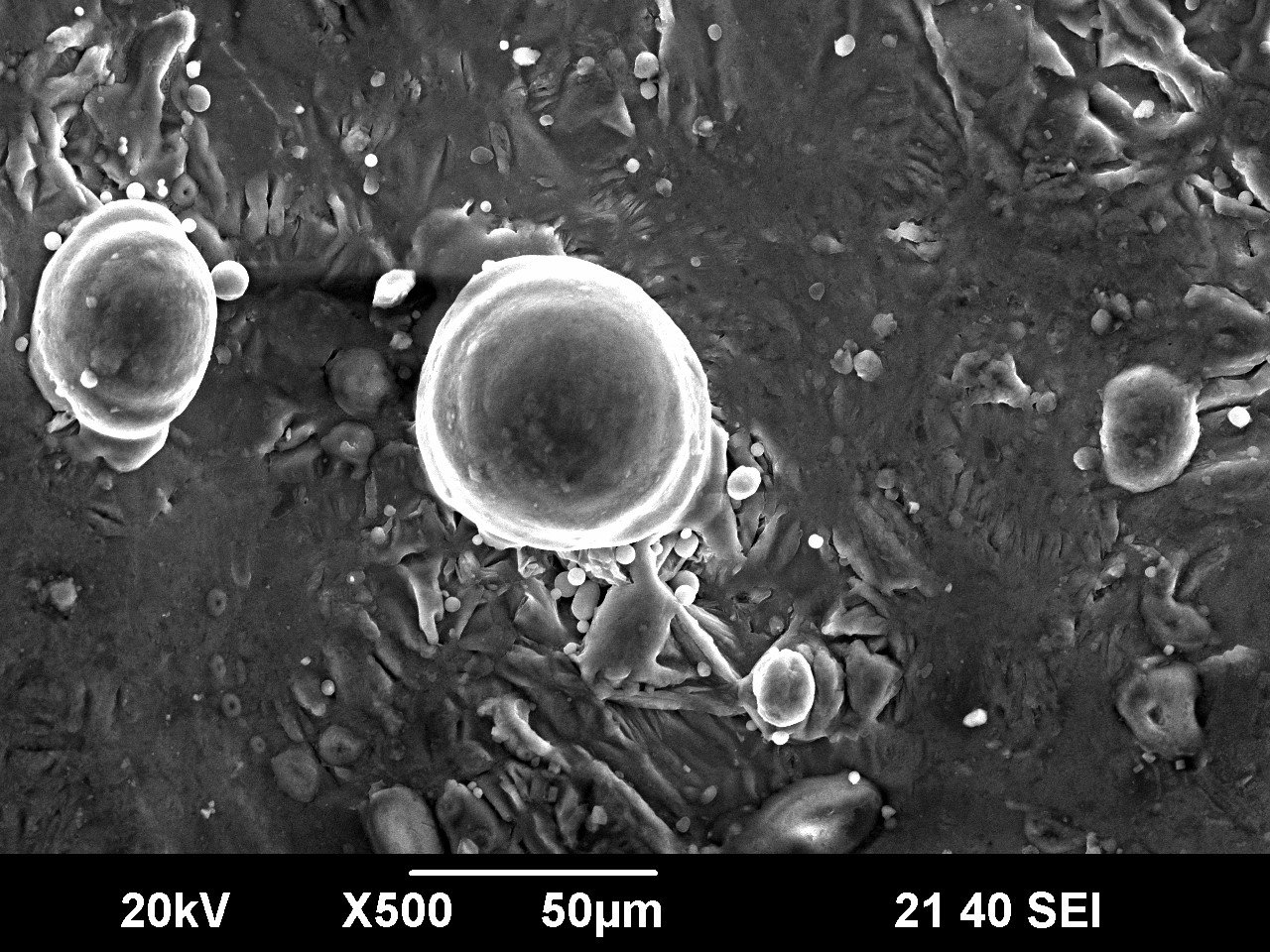 Oberfläche additiv hergestelltes Aluminium Oberfläche von additiv hergestelltem Aluminium