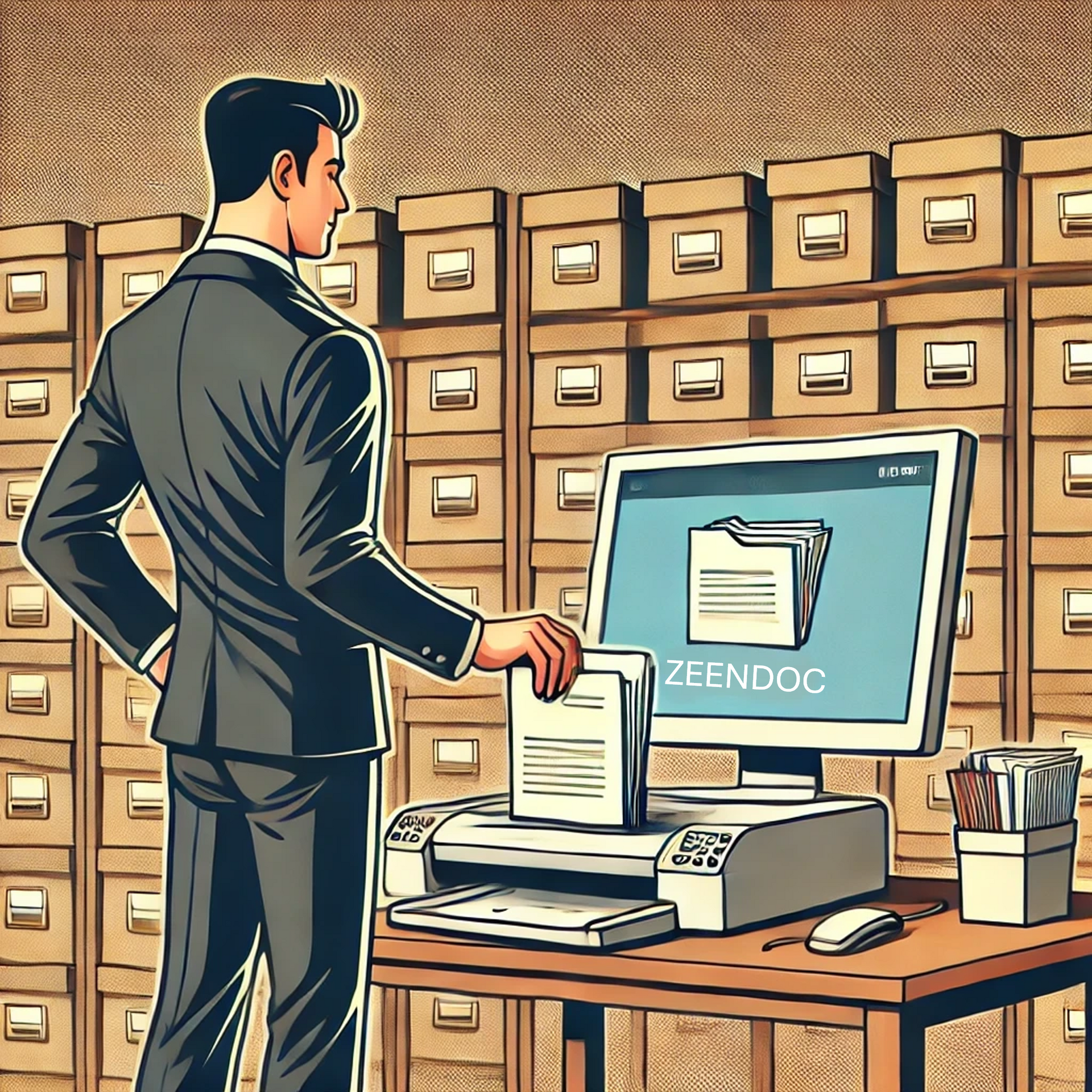 LNSE numérise les archives pour Zeendoc