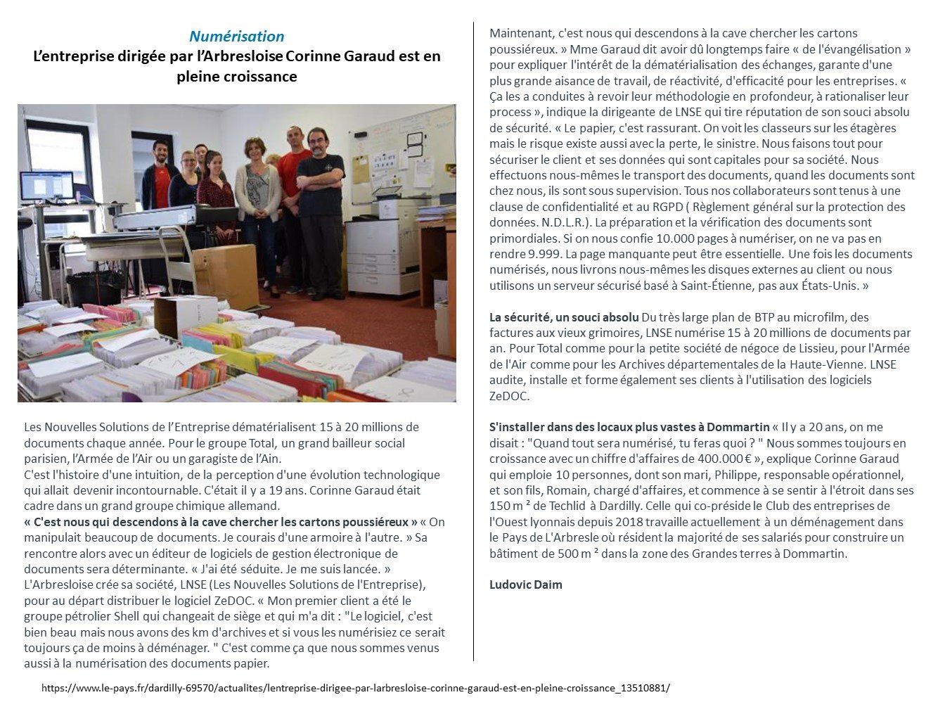 Presse LNSE numérisation Presse LNSE numérisation