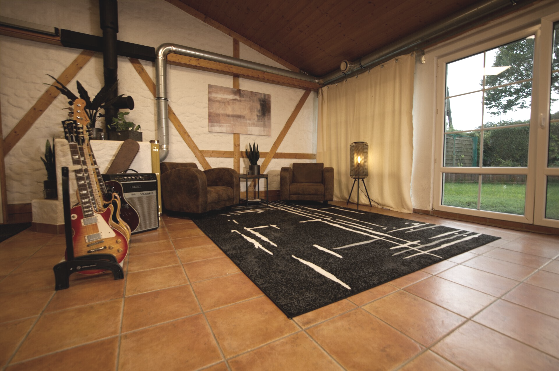 Sitzgruppe im Aufnahme Raum