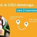 Visuel du déméngement du CIDJ