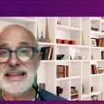 Copie d'écran de Yannig Raffenel, co-président d'Edtech France, intervenant à Learning Technologies Digital Experience 2021, ludni 22 février 2021