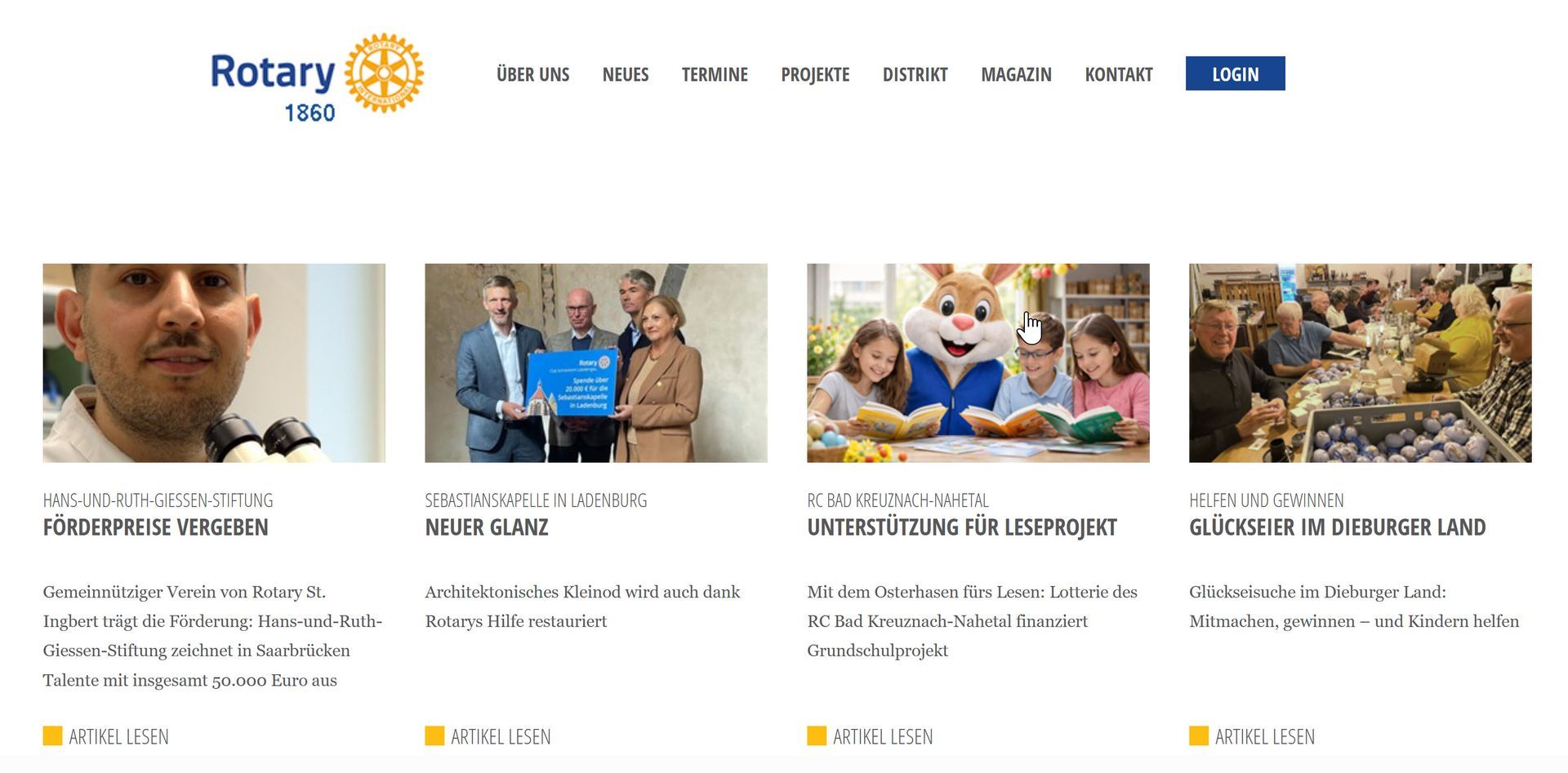 Printscreen des Artikels als Platzhalter