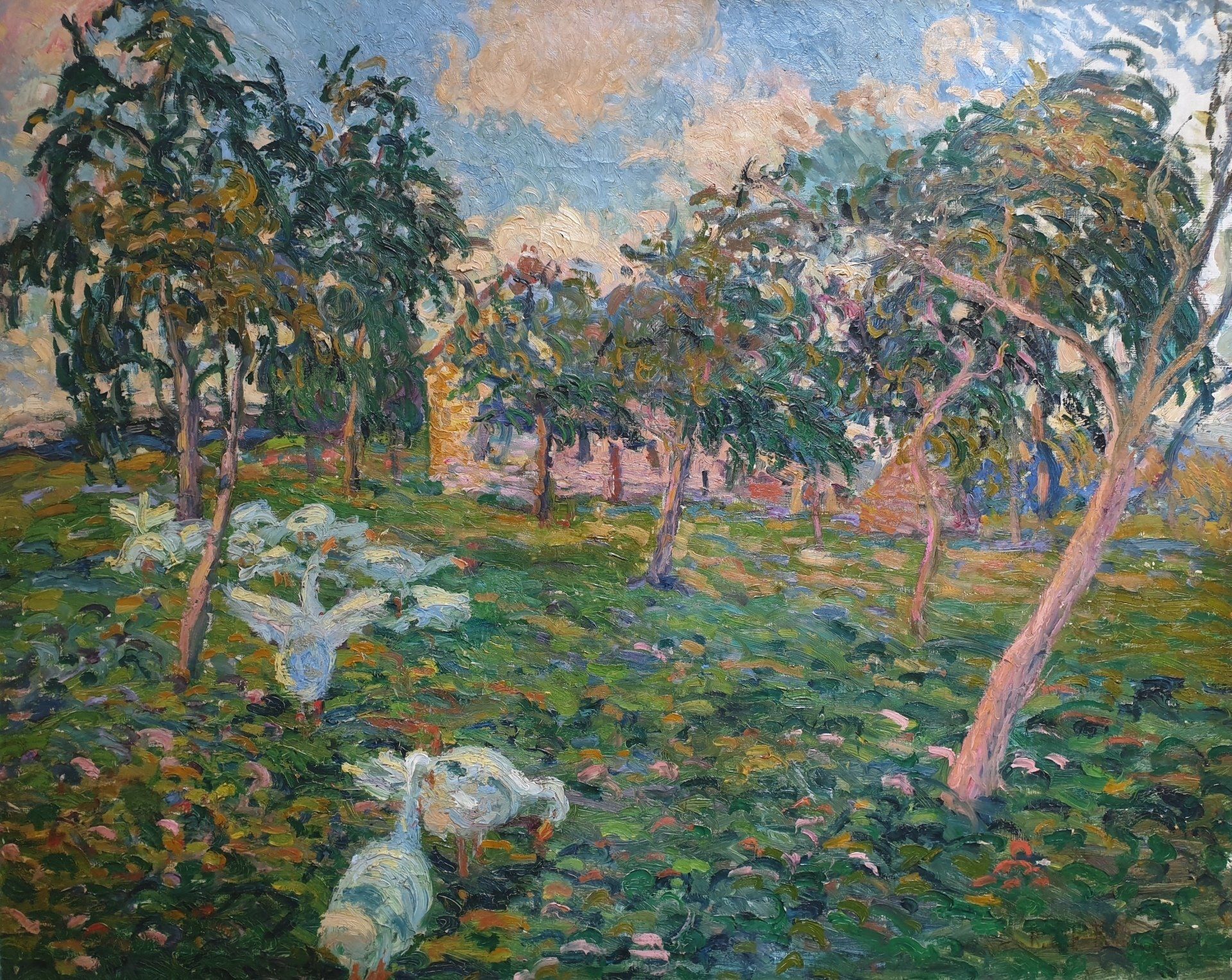 tableau pinchon oies