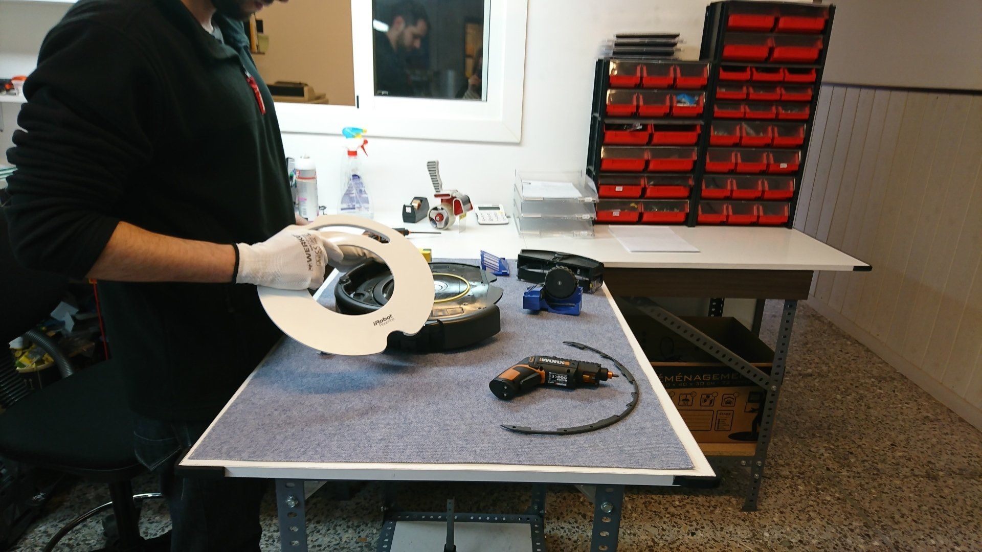 reparar robot aspirador roomba