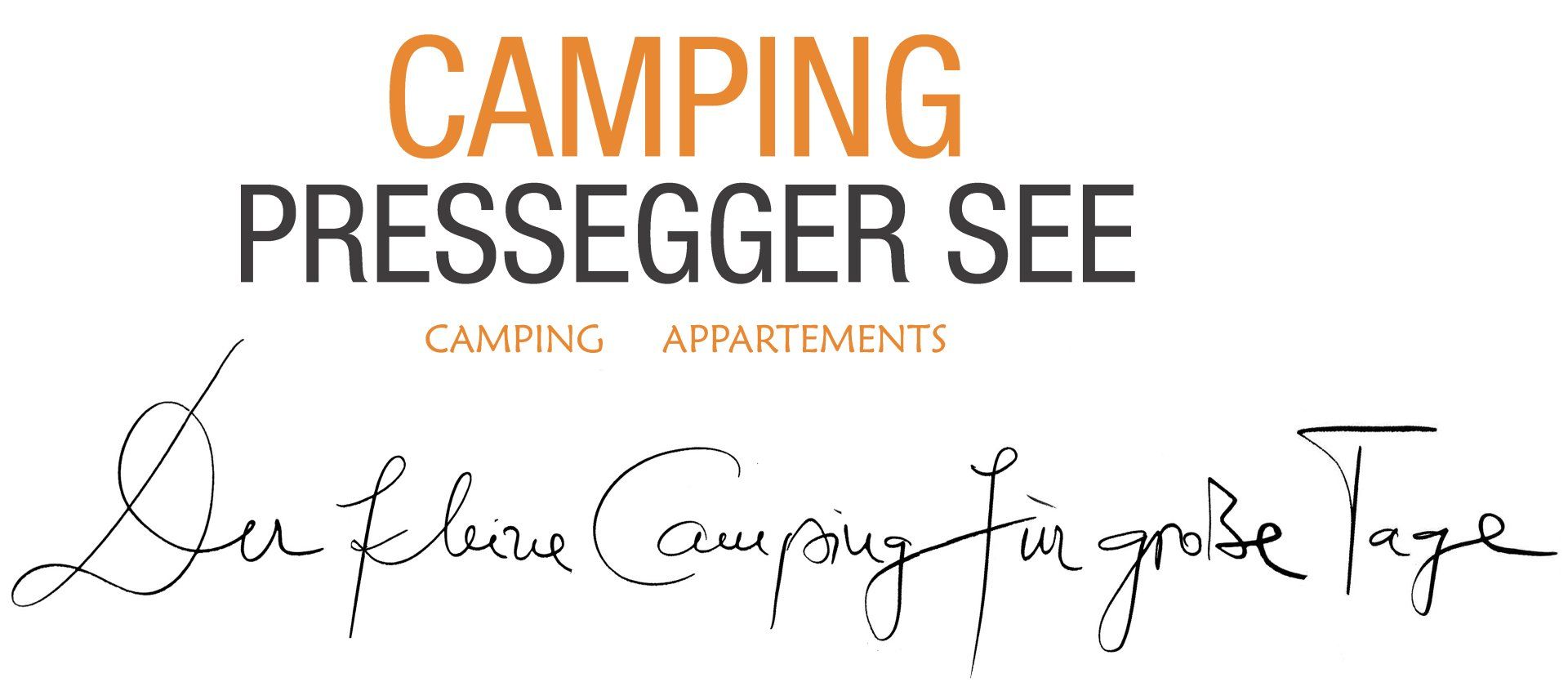 CAMPING & PARKING Pressegger See-Logo