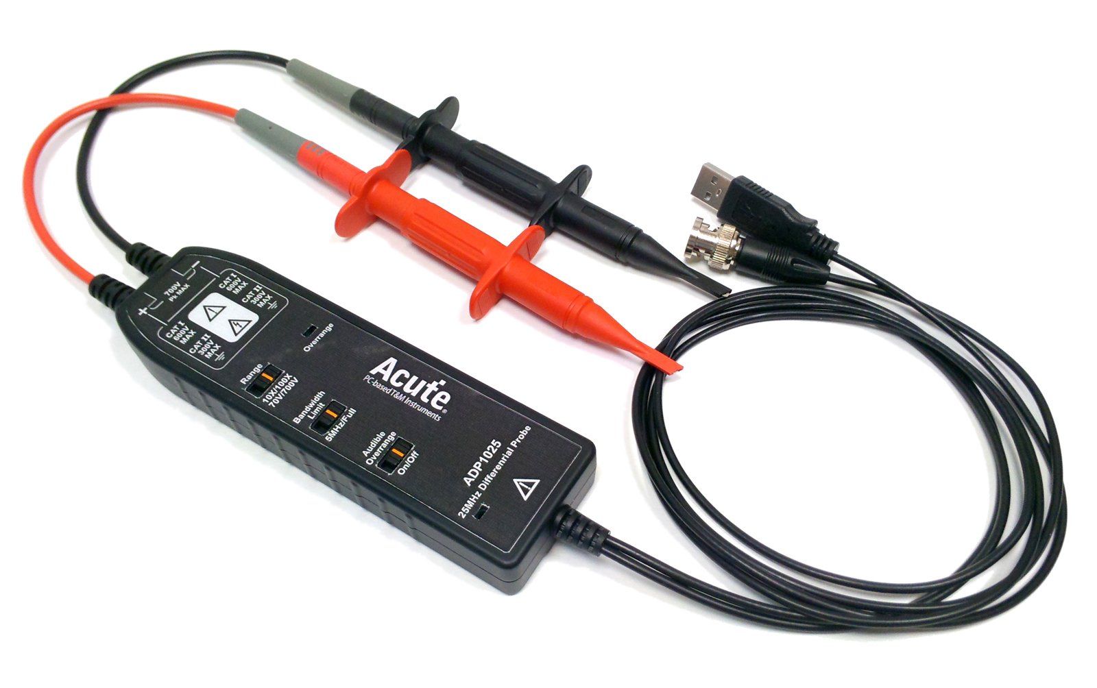 Aktive Differenztastköpfe mit 25MHz und 100MHz Bandbreite