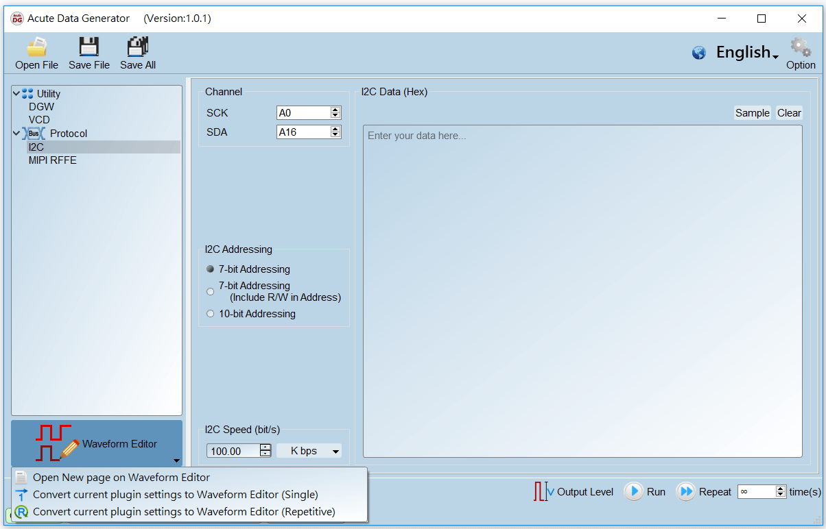 Acute - Pattern Generator - Software Acute - Pattern Generator - Software