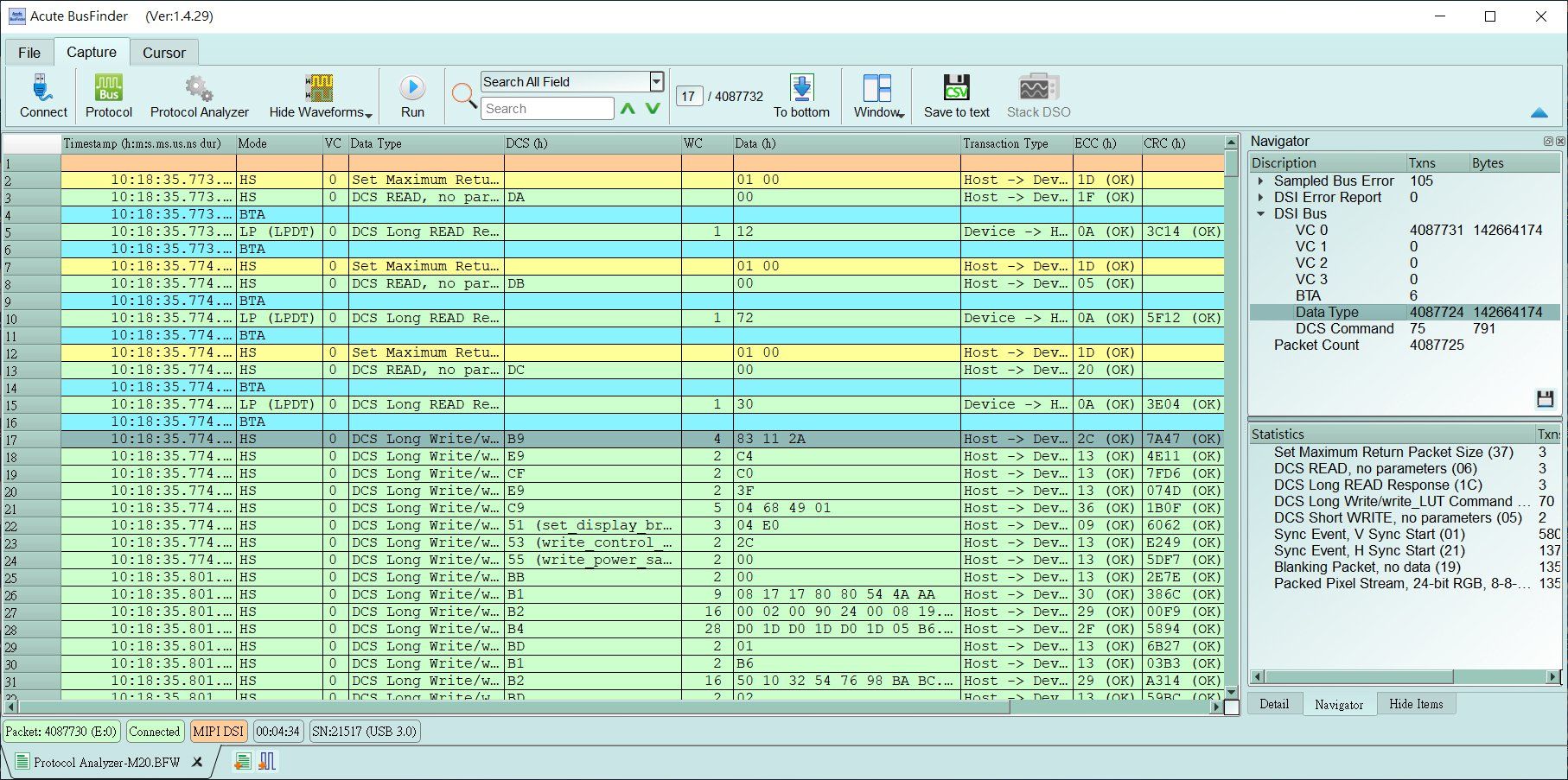 Busfinder - BF6264B - Logikanalysator - Protokollanalysator - MMC 5.1, MIPI D-PHY 1.2, NAND-Flash, SD 3.0, SD 4.1 (UHS-II) Busfinder - BF6264B - Logikanalysator - Protokollanalysator - MMC 5.1, MIPI D-PHY 1.2, NAND-Flash, SD 3.0, SD 4.1 (UHS-II)