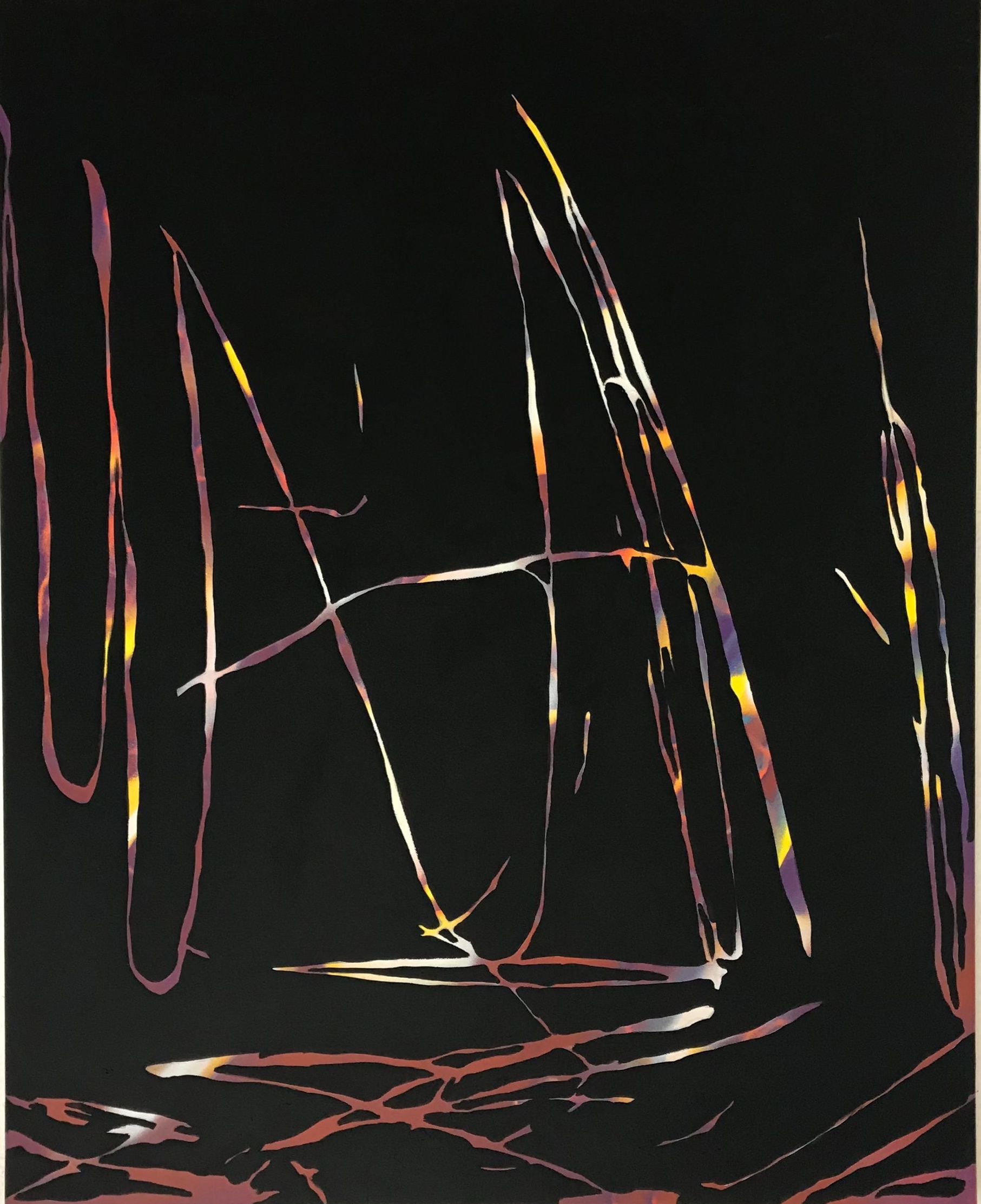 Anita Weis Anita Weis painting Malerei Kunst art artist house scratch