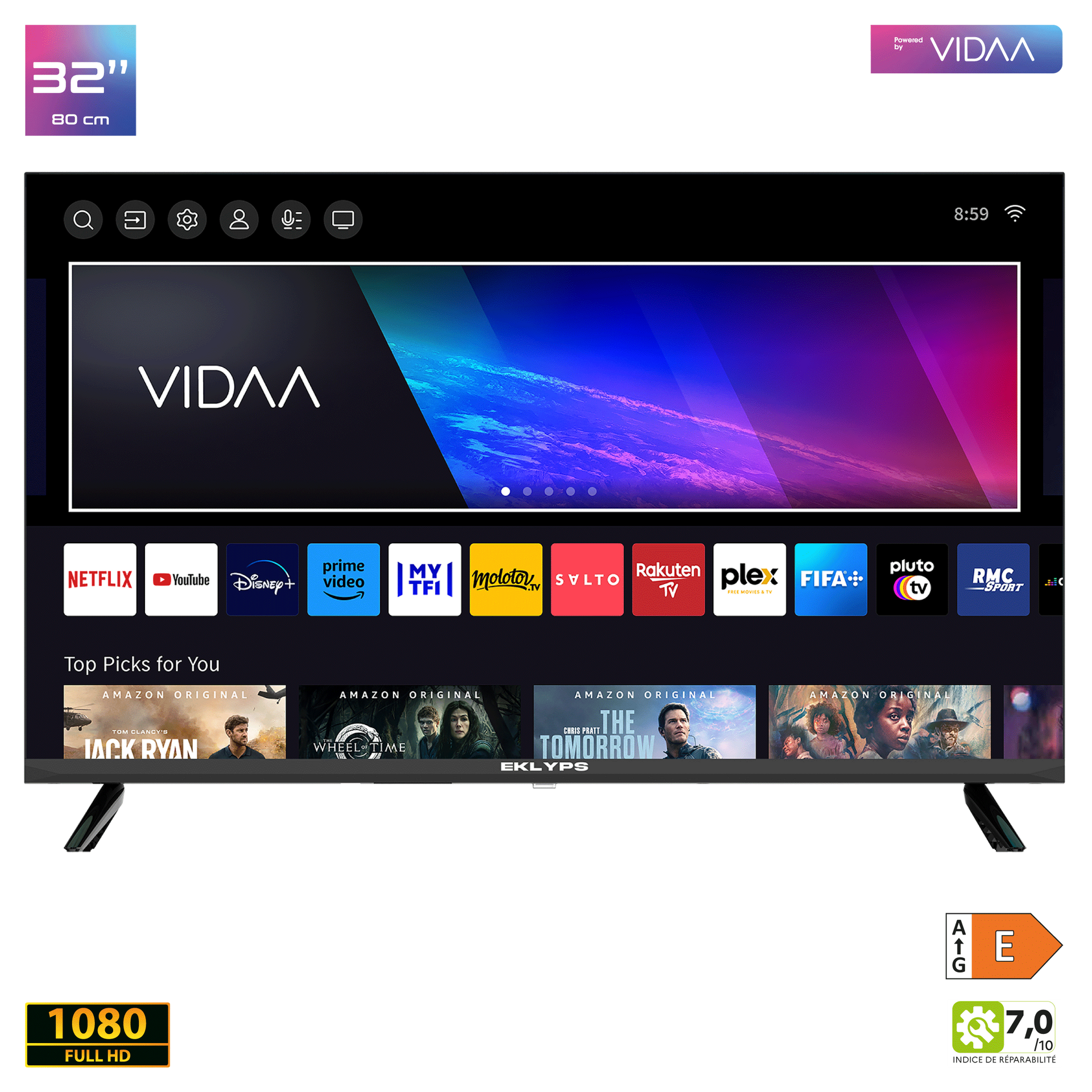 Téléviseur connecté EK32FX310V série X310V(S)