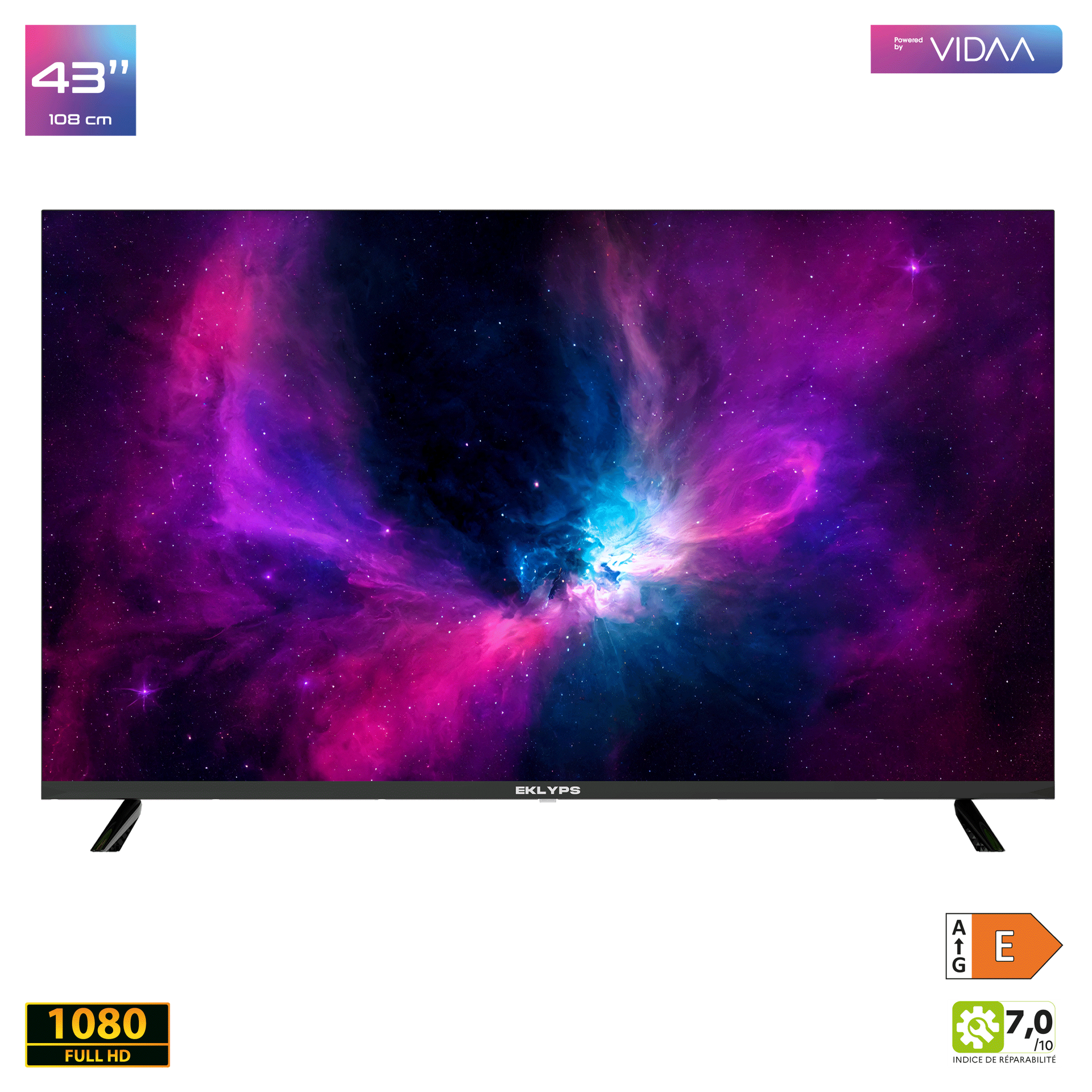 Téléviseur connecté EK43FX310V série X310V(S)