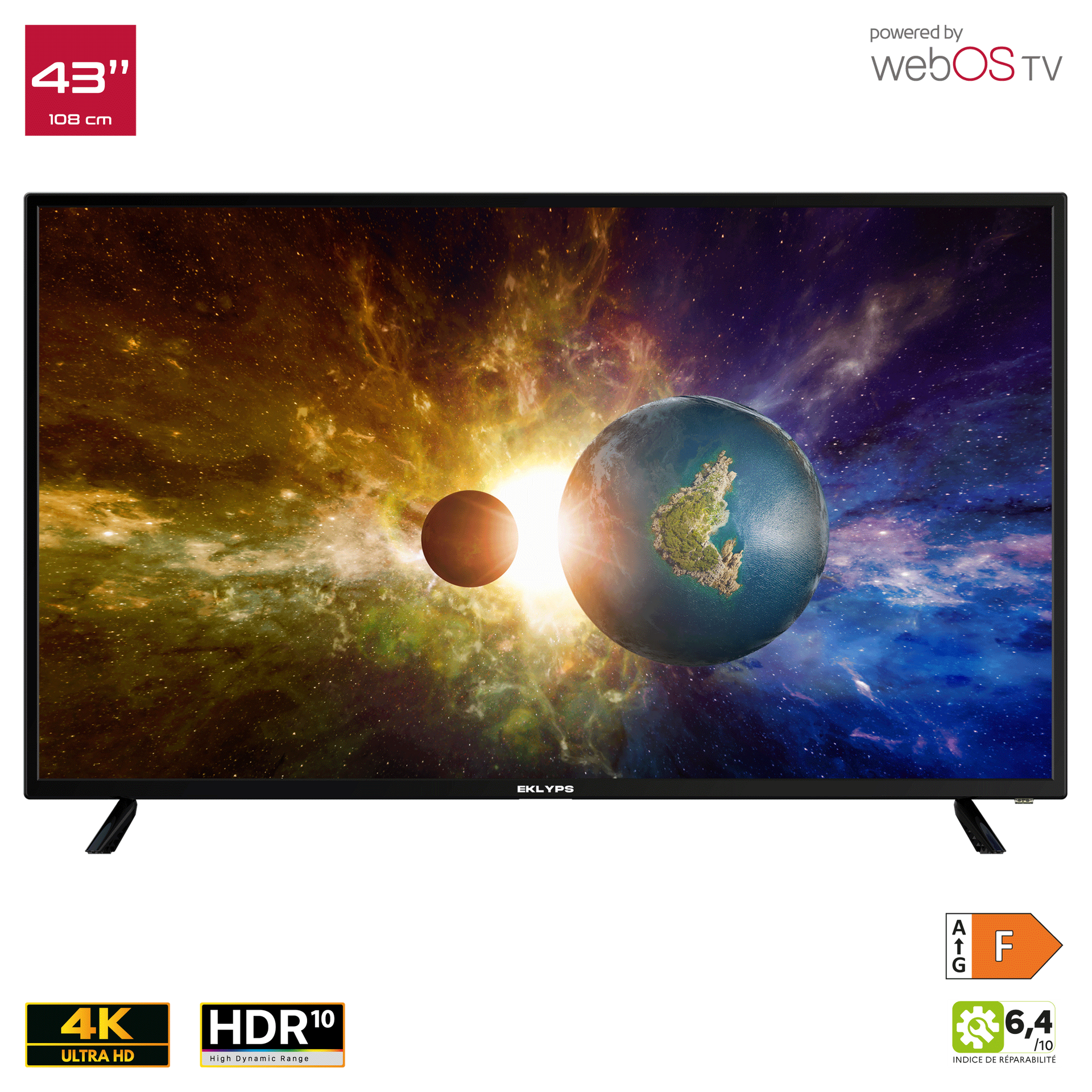 Téléviseur connecté EK43UX200W série X200W(S)