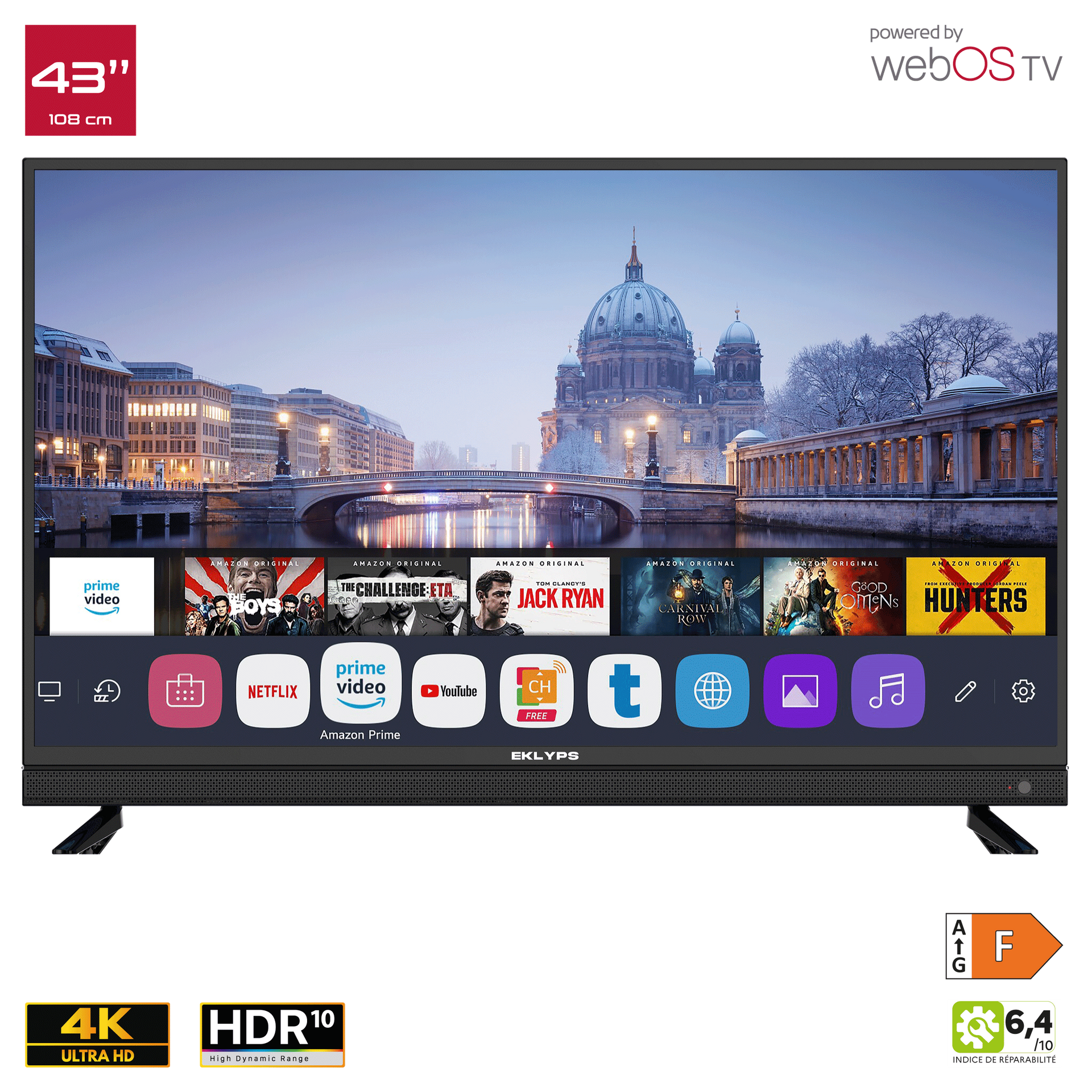 Téléviseur connecté EK43UX200WS série X200W(S)