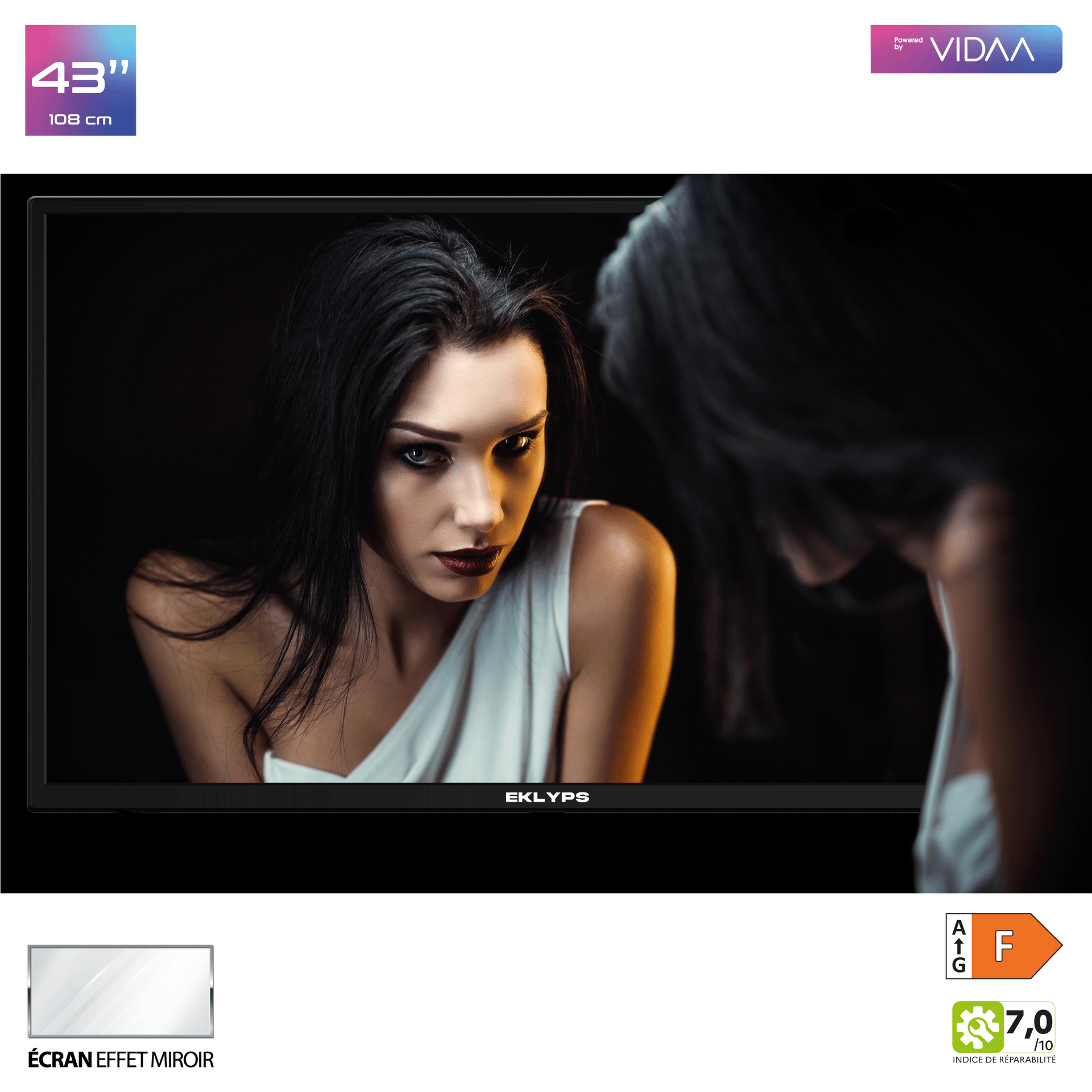 Téléviseur connecté EK43UX300VM série X300V(S)