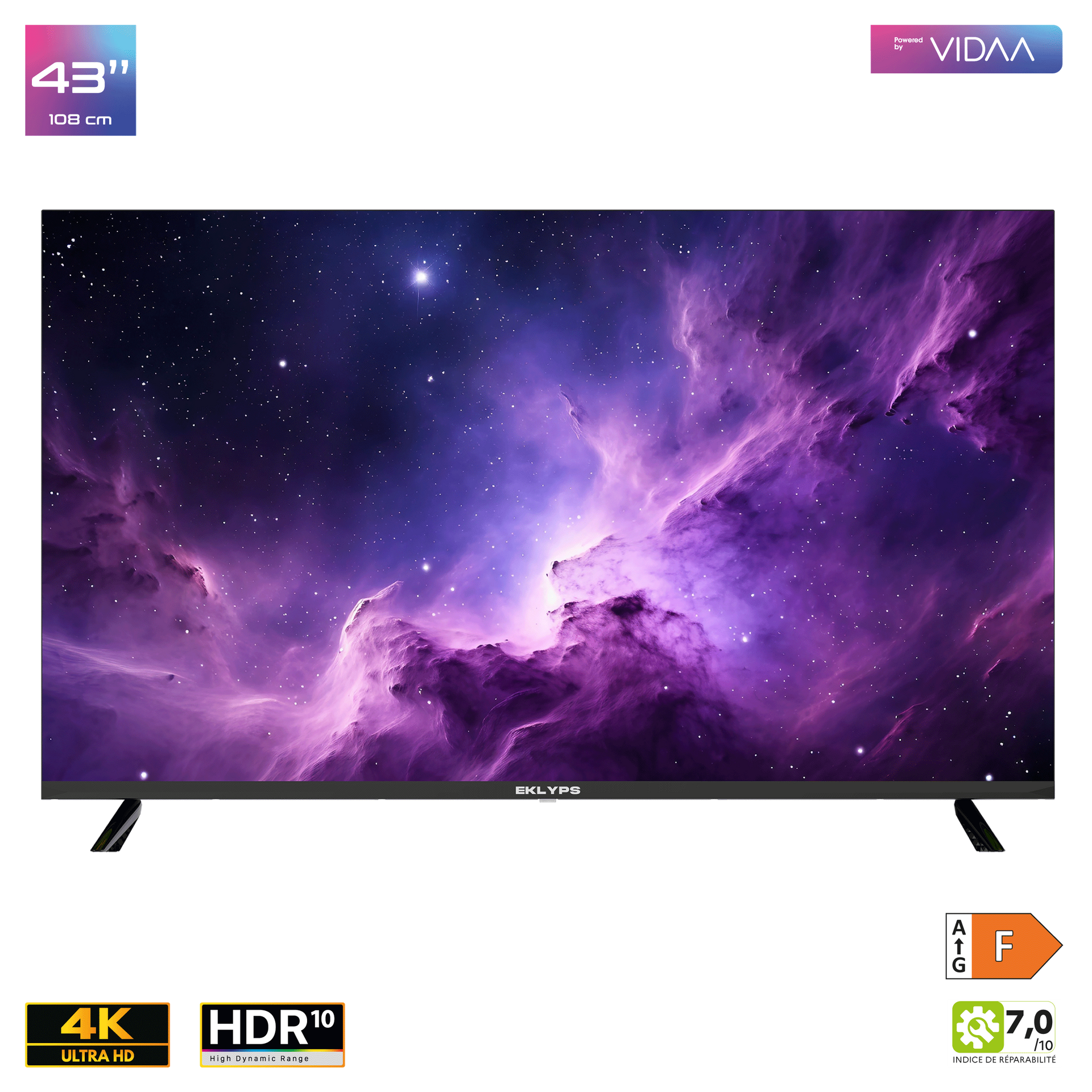 Téléviseur connecté EK43UX310V série X310V(S)