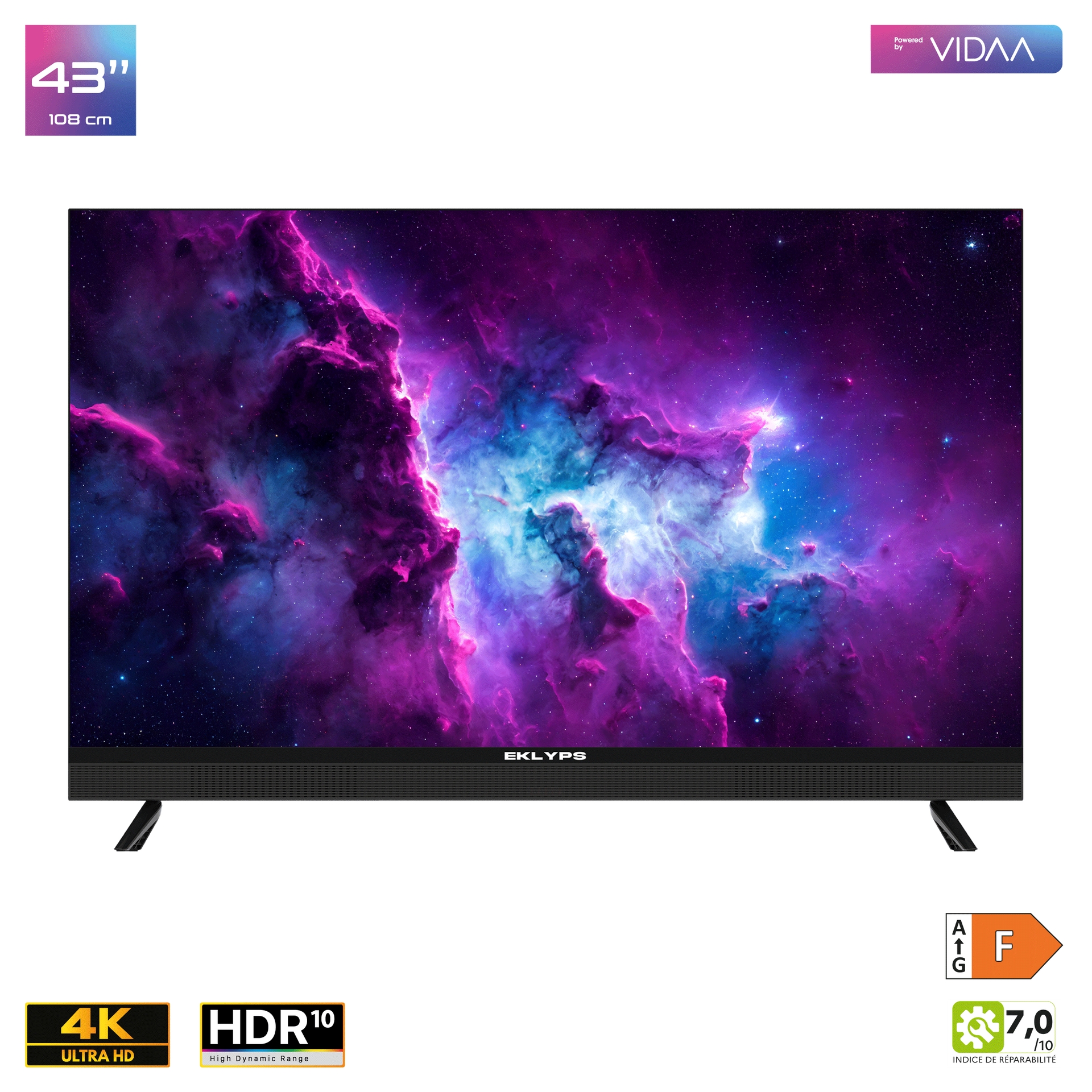 Téléviseur connecté EK43UX310VS série X310V(S)