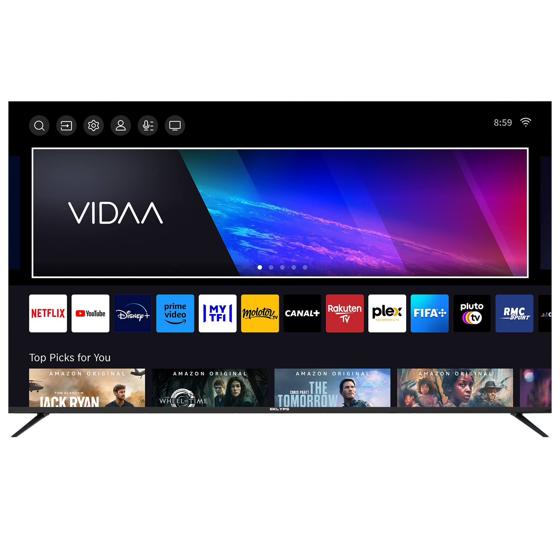 Téléviseur connecté EK55UX320VQ série X320V(Q)