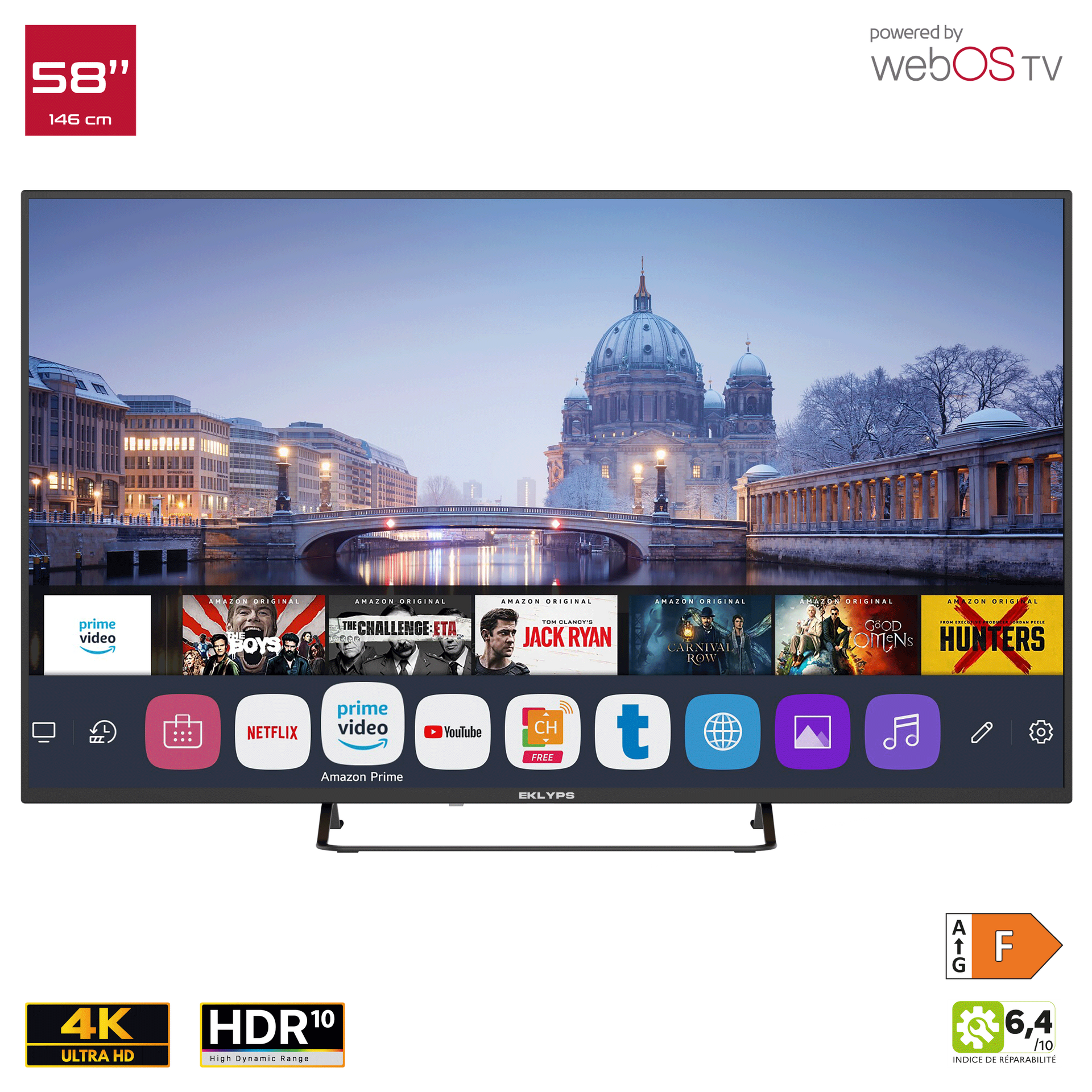 Téléviseur connecté EK58UX200W série X200W(S)