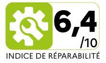 Télécharger la fiche indice de réparabilité Télécharger l'indice de réparabilité note 6,4/10 du téléviseur EK58UX200W