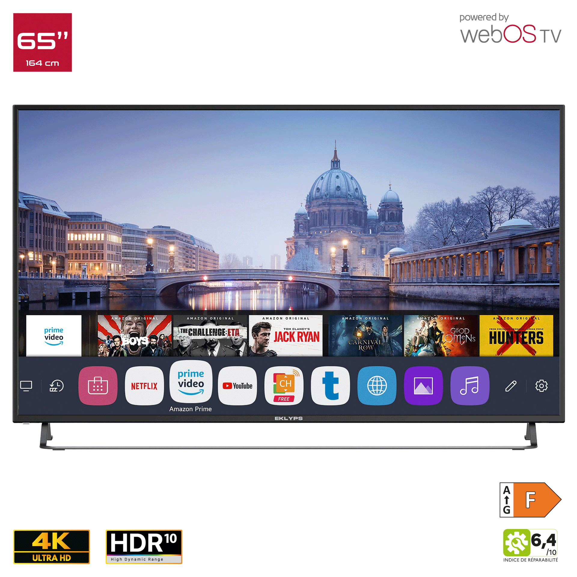 Téléviseur connecté EK65UX200W série X200W(S)