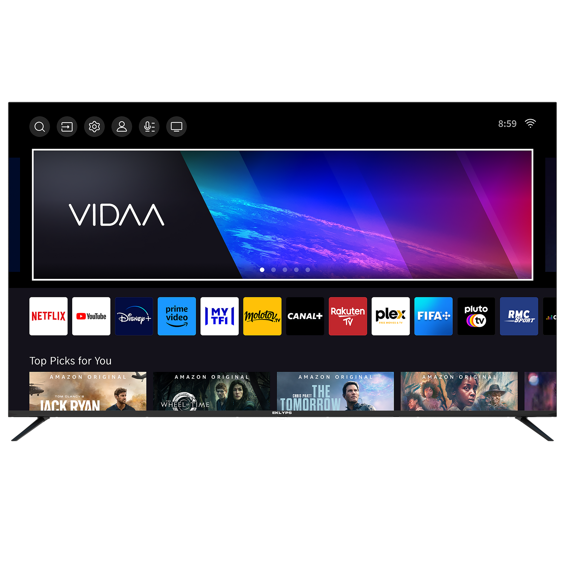 Téléviseur connecté EK65UX310VQ série X310V(Q) Téléviseur connecté EK65UX310VQ série X310V(Q)