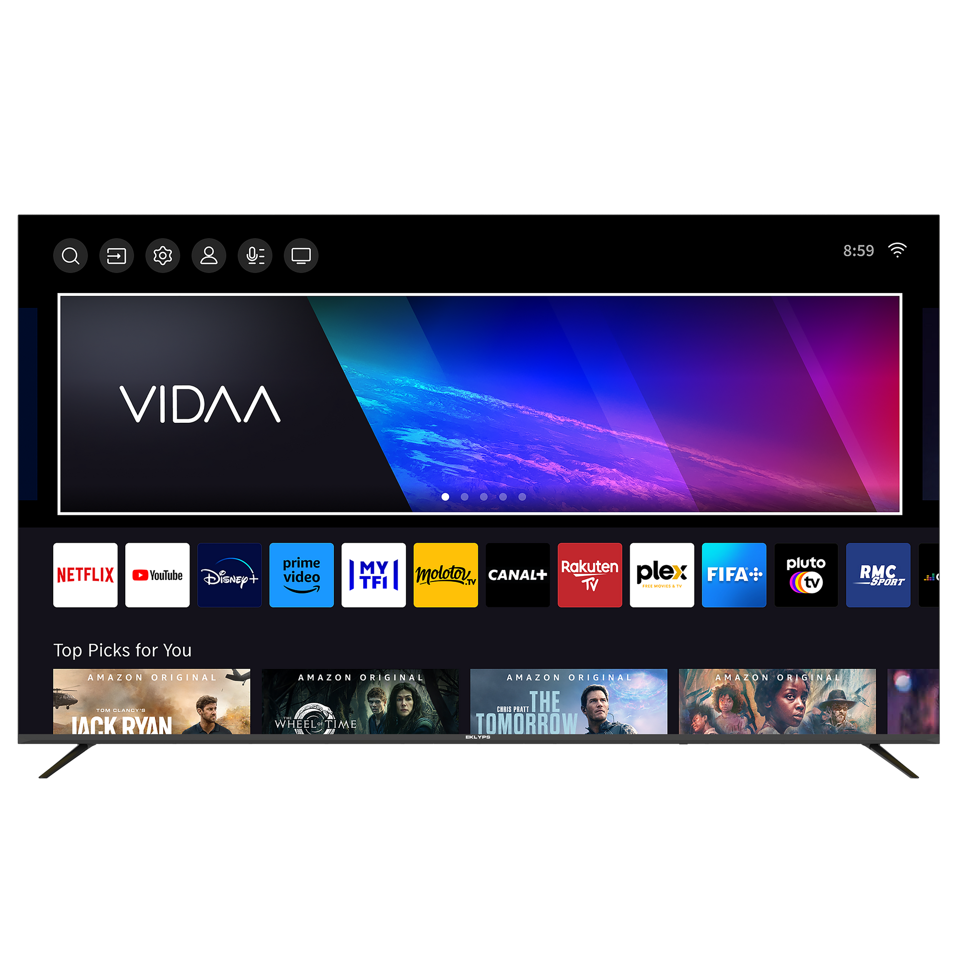 Téléviseur connecté EK75UX310VQ série X310V(Q) EKLYPS- SMART-TV-75