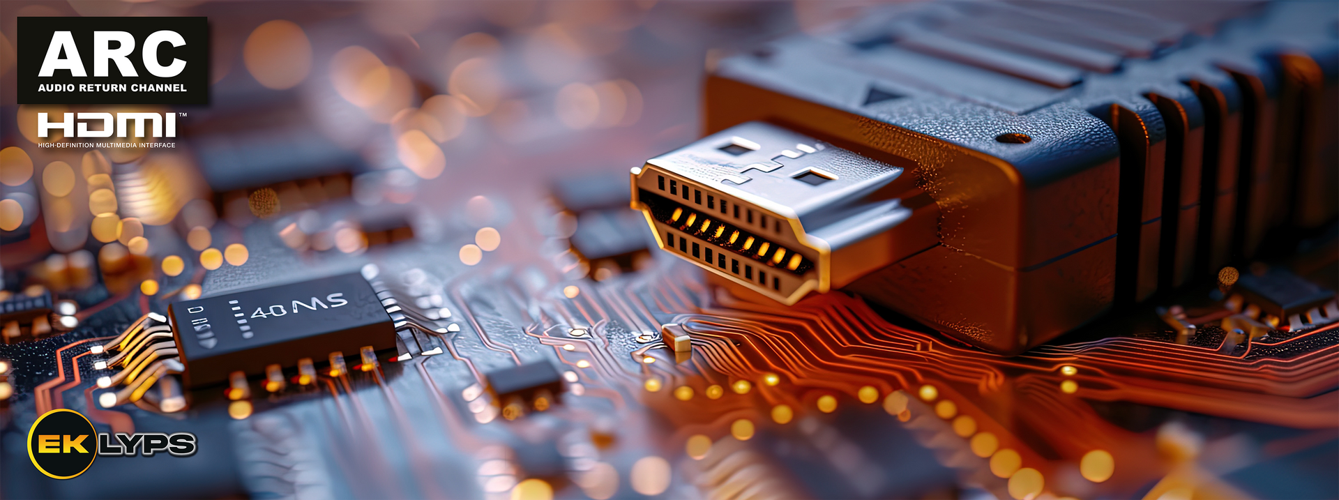 Simplifiez la connexion de votre téléviseur vers votre barre de son grâce au port HDMI ARC en utilisant un seul câble HDMI.