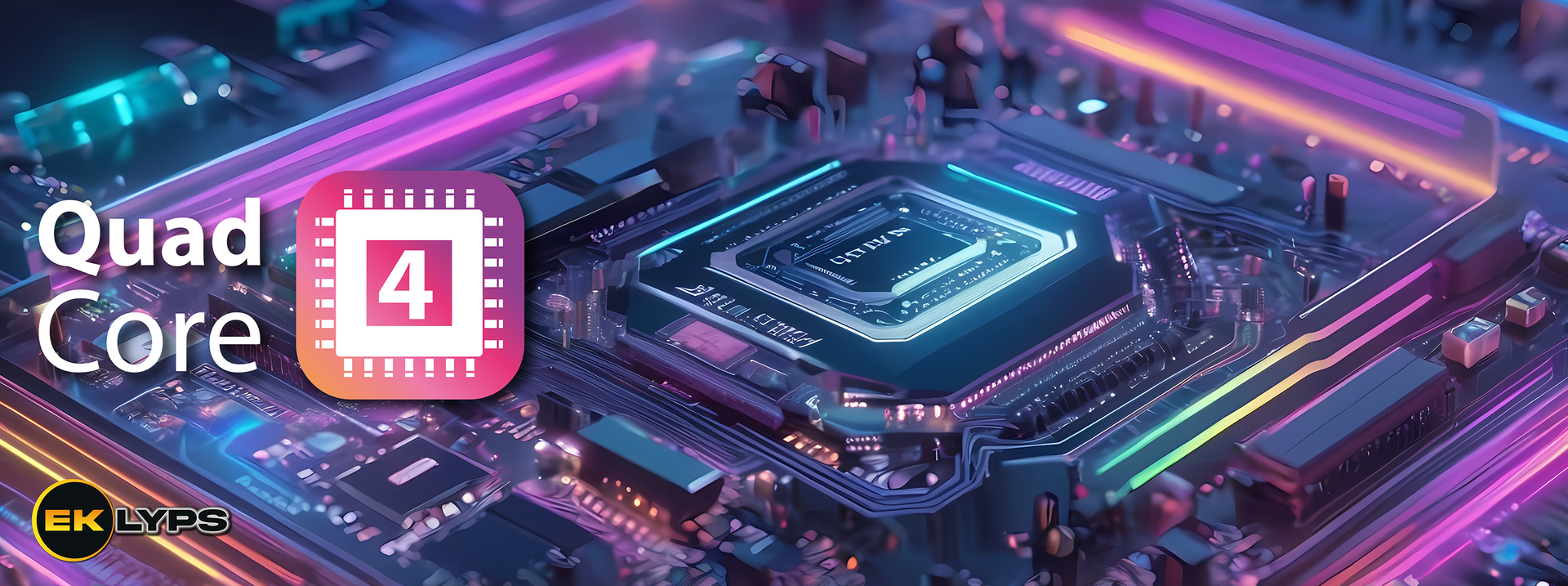 Profitez d'une image optimisée grâce au processeur Quad Core.