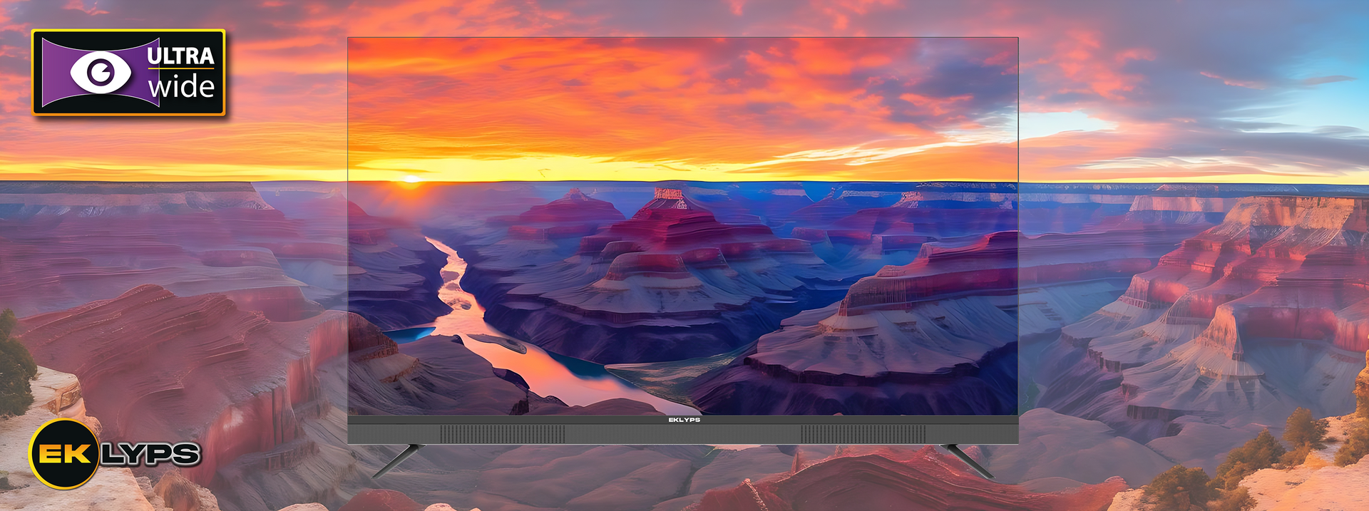 Profitez d’un angle de vision étendu grâce à l’Ultra Wide où que vous soyez face au téléviseur.
