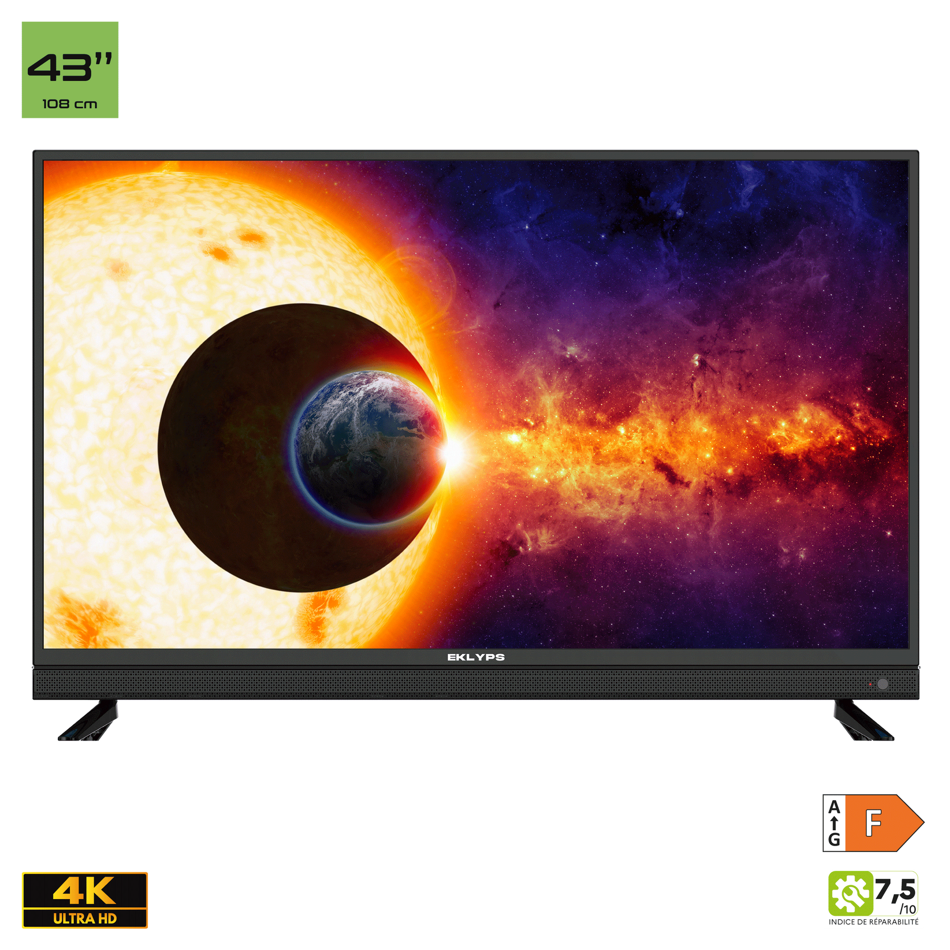 Téléviseur connecté EK43UX100AS série X100A(S)